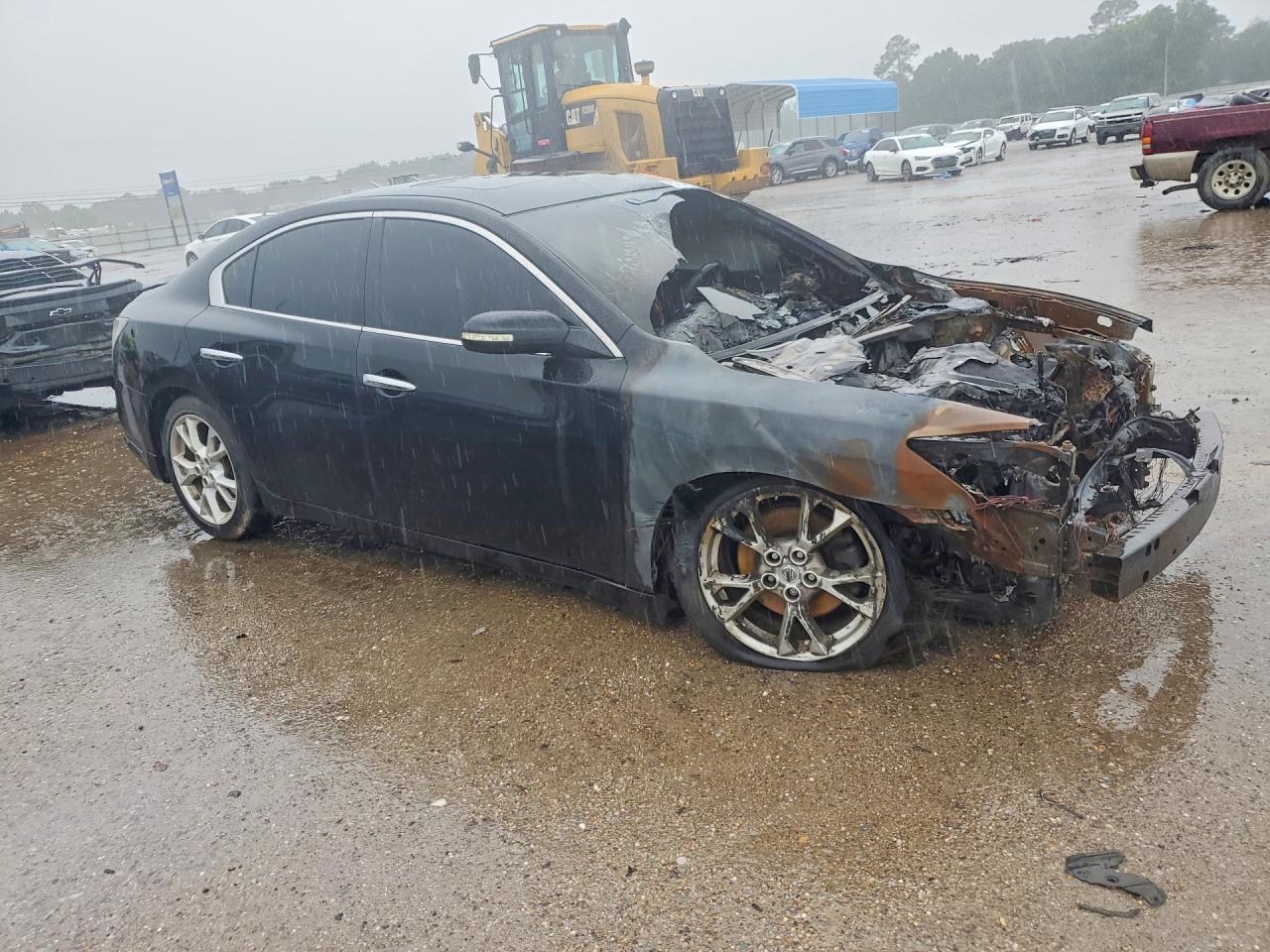 2012 Nissan Maxima 3.5 S Black vin: 1N4AA5AP3CC851017