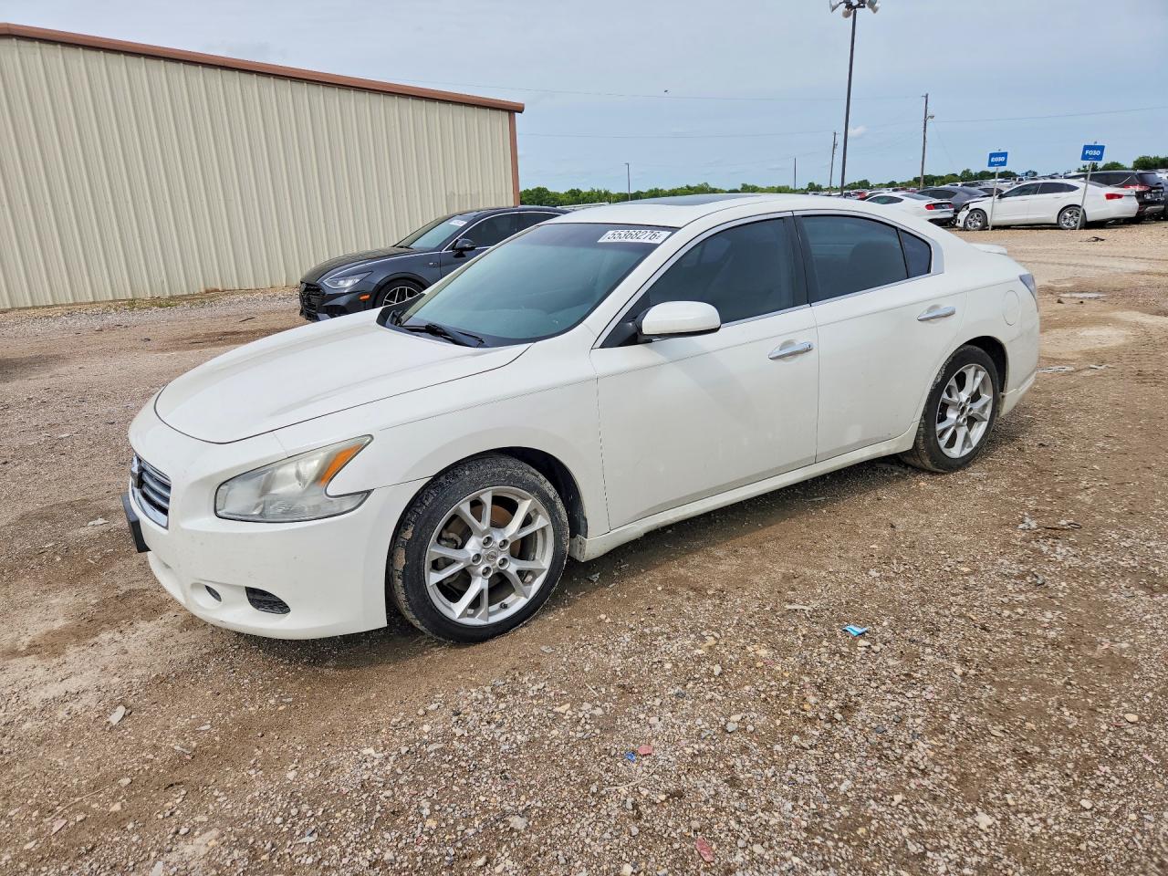 2012 Nissan Maxima 3.5 S White vin: 1N4AA5AP3CC855522