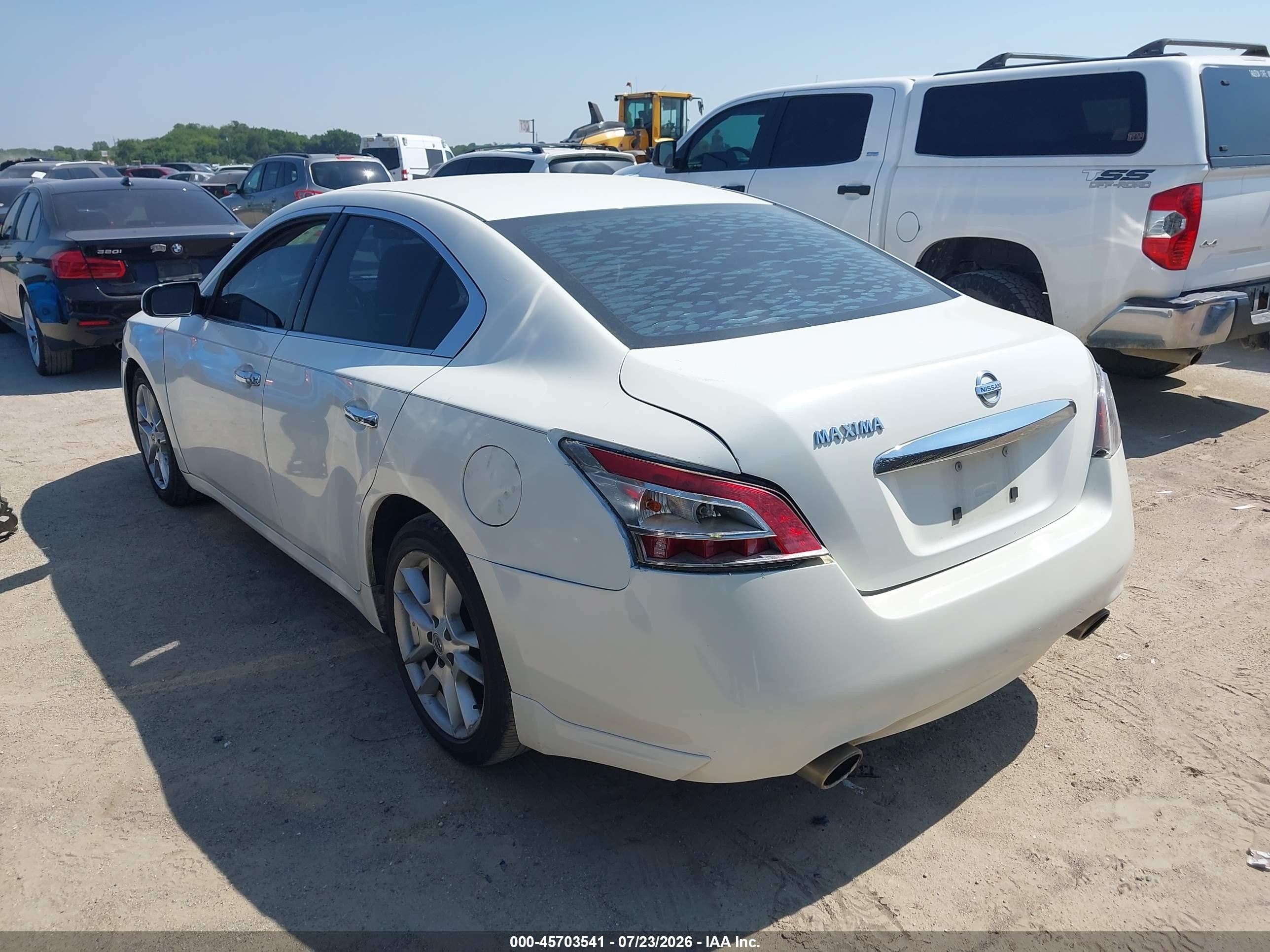 2012 Nissan Maxima 3.5 S Белый vin: 1N4AA5AP3CC862518