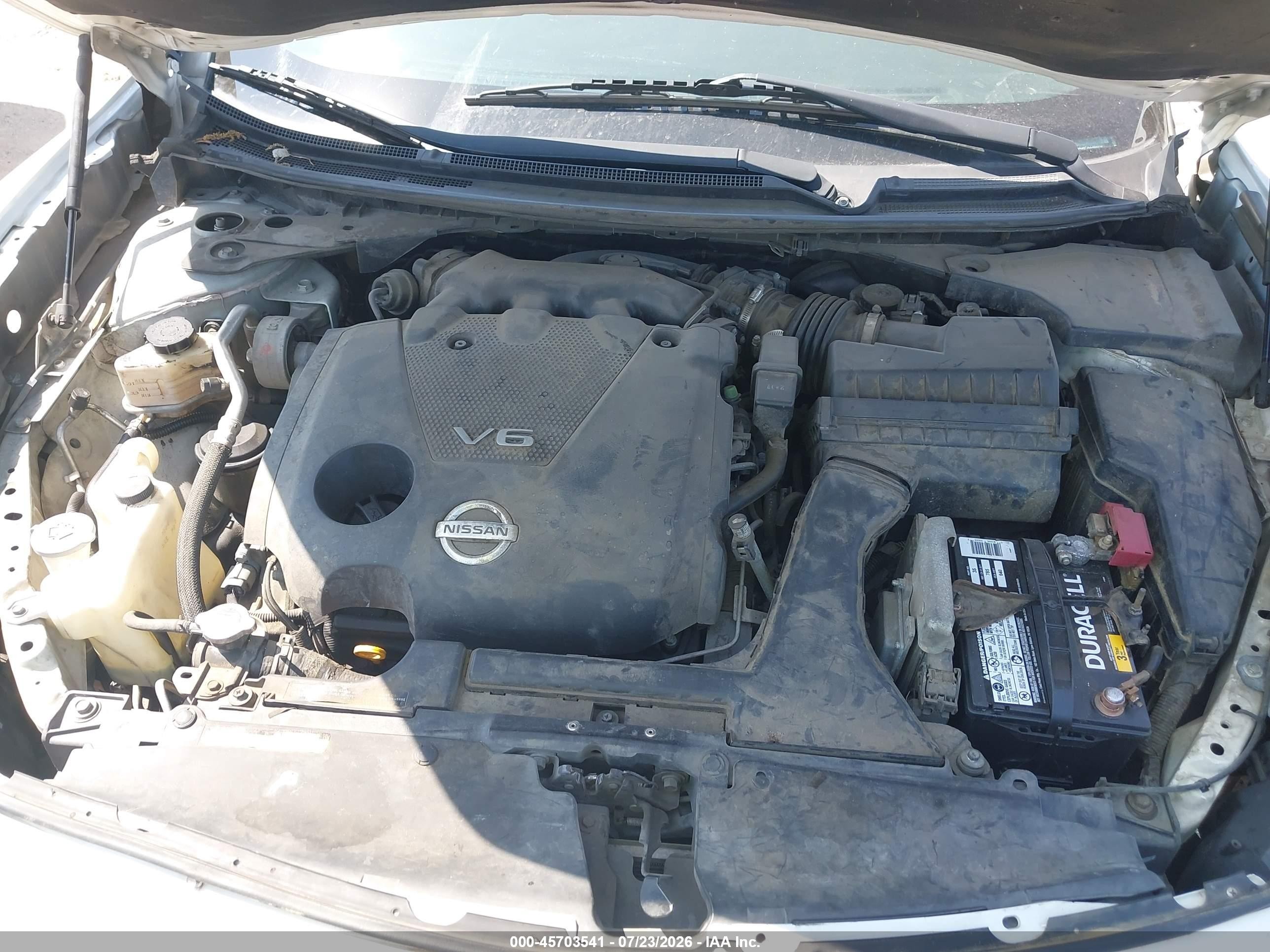 2012 Nissan Maxima 3.5 S Белый vin: 1N4AA5AP3CC862518