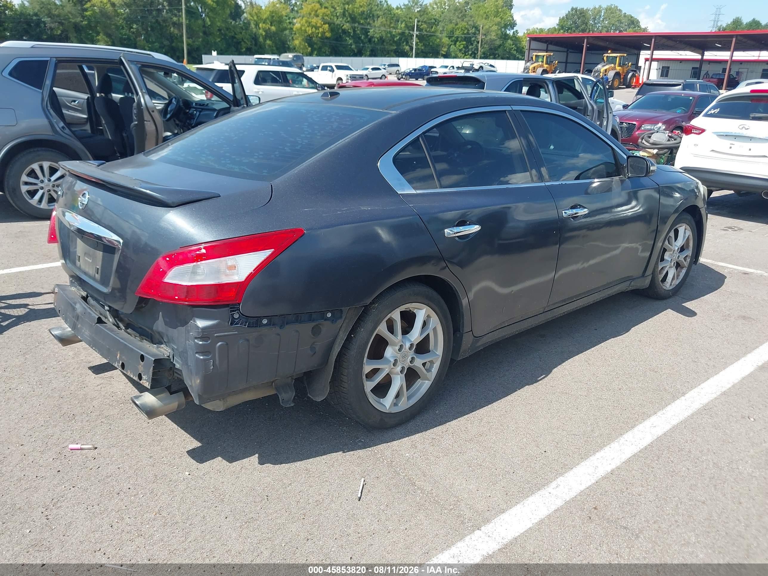 2012 Nissan Maxima 3.5 Sv Gray vin: 1N4AA5AP3CC868125