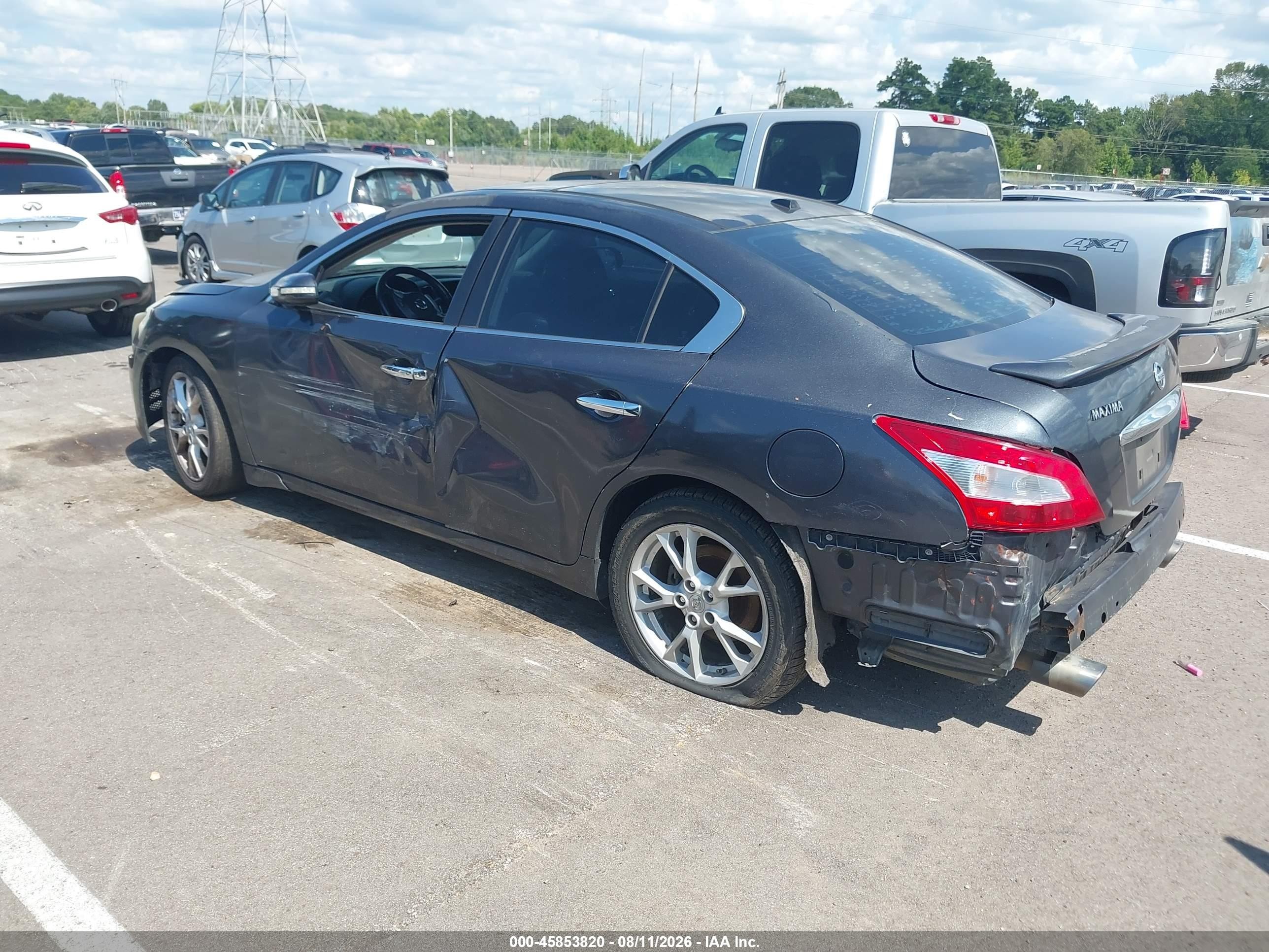 2012 Nissan Maxima 3.5 Sv Gray vin: 1N4AA5AP3CC868125
