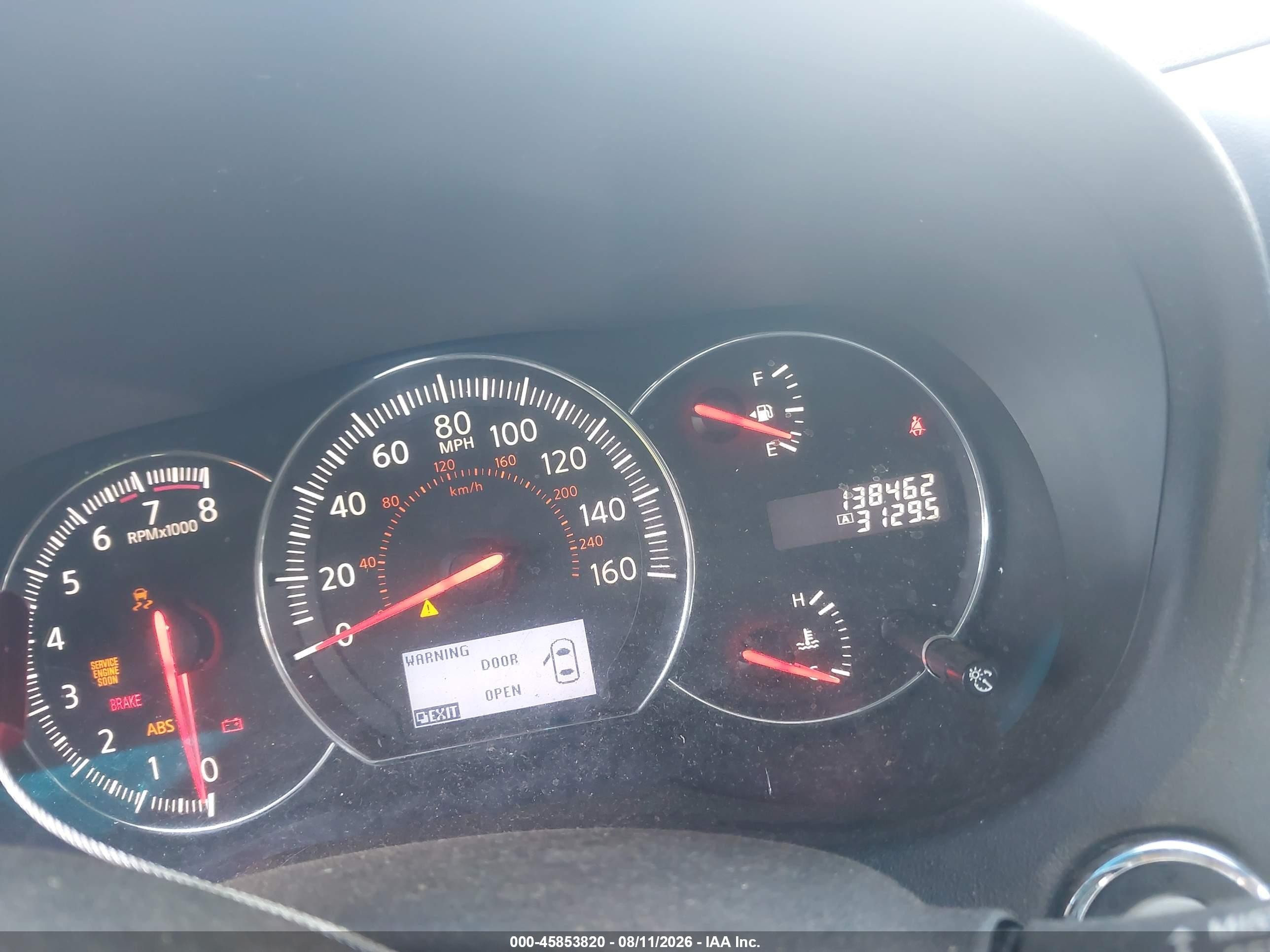 2012 Nissan Maxima 3.5 Sv Gray vin: 1N4AA5AP3CC868125