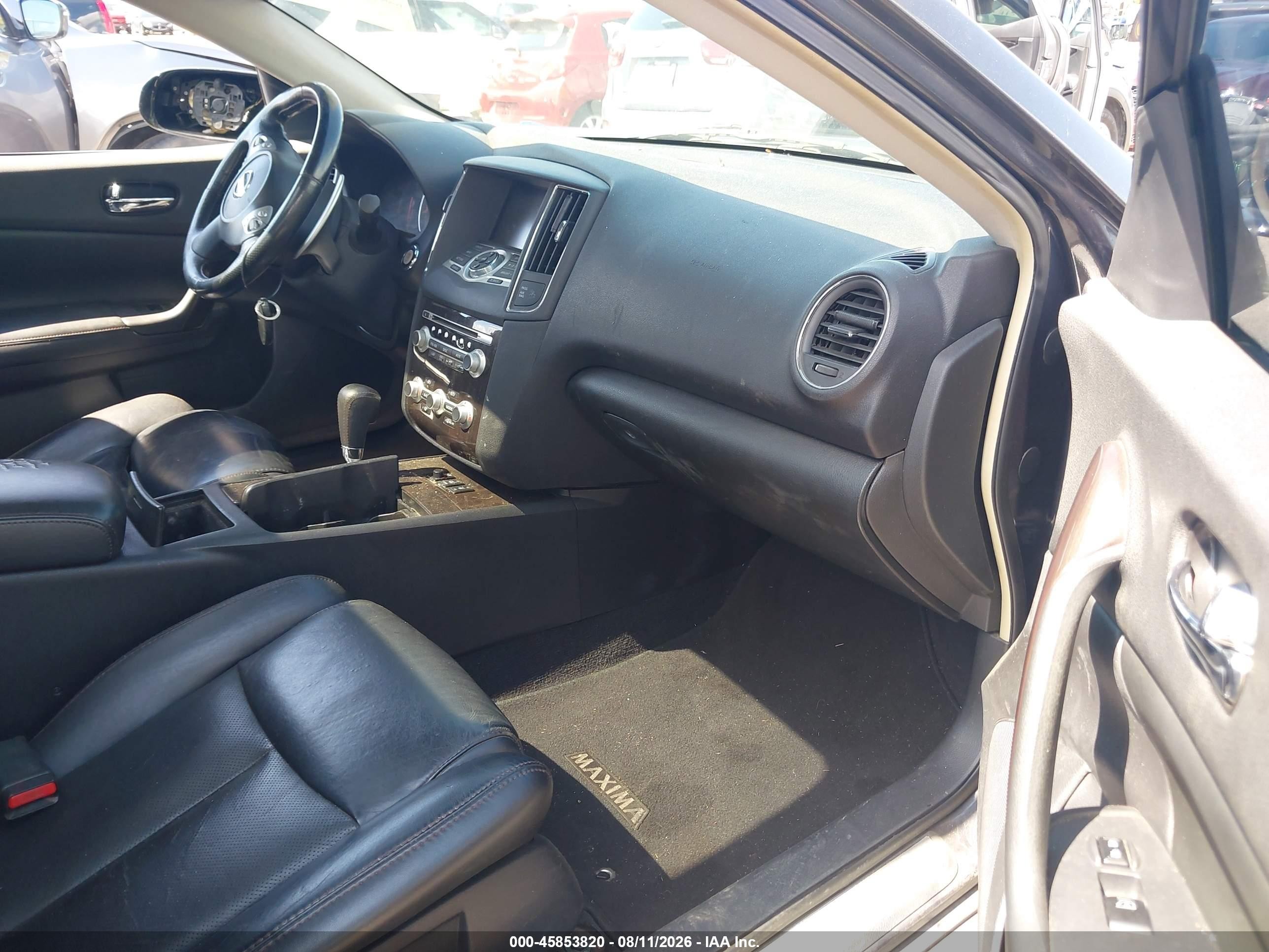 2012 Nissan Maxima 3.5 Sv Gray vin: 1N4AA5AP3CC868125