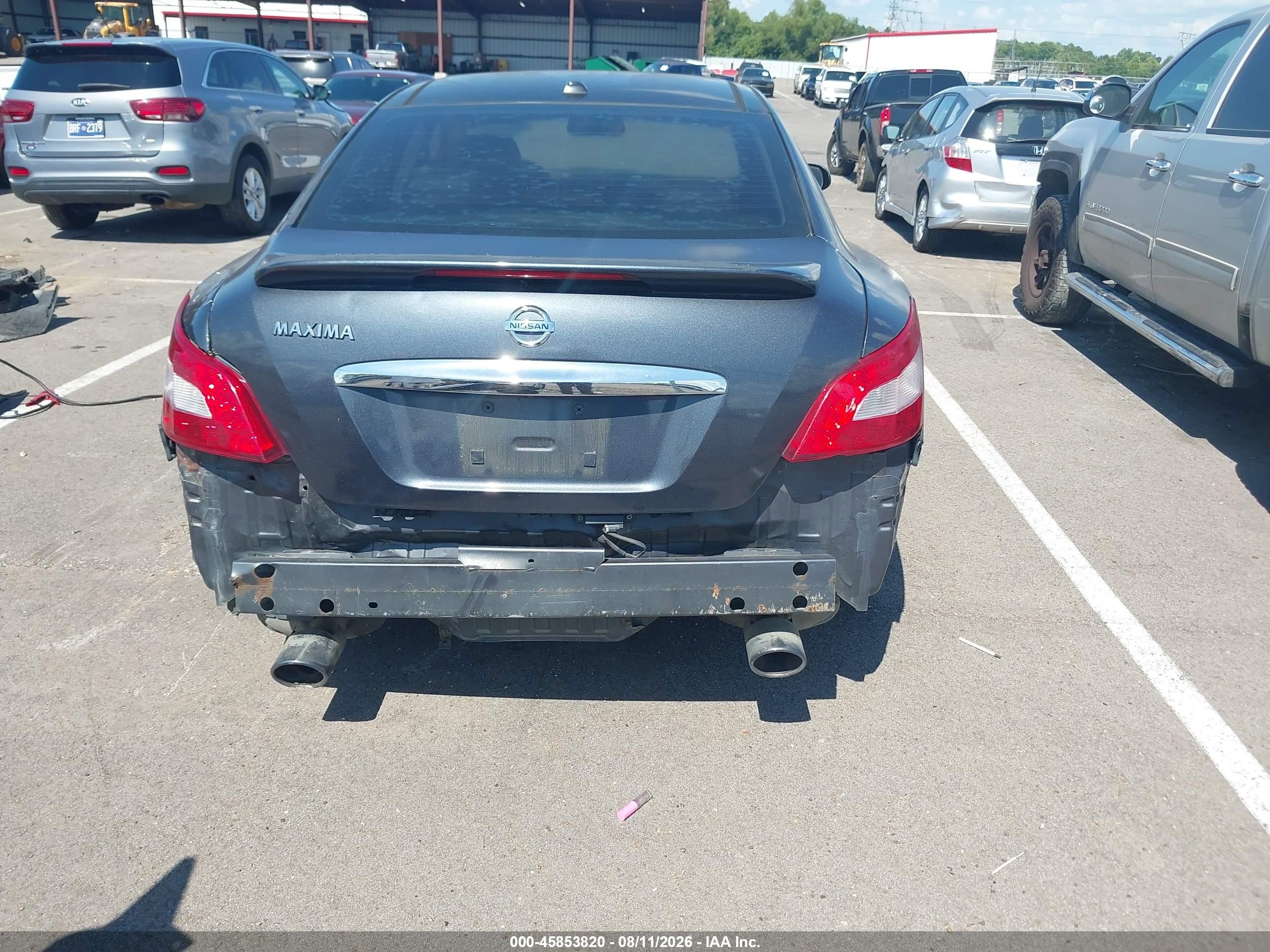 2012 Nissan Maxima 3.5 Sv Gray vin: 1N4AA5AP3CC868125