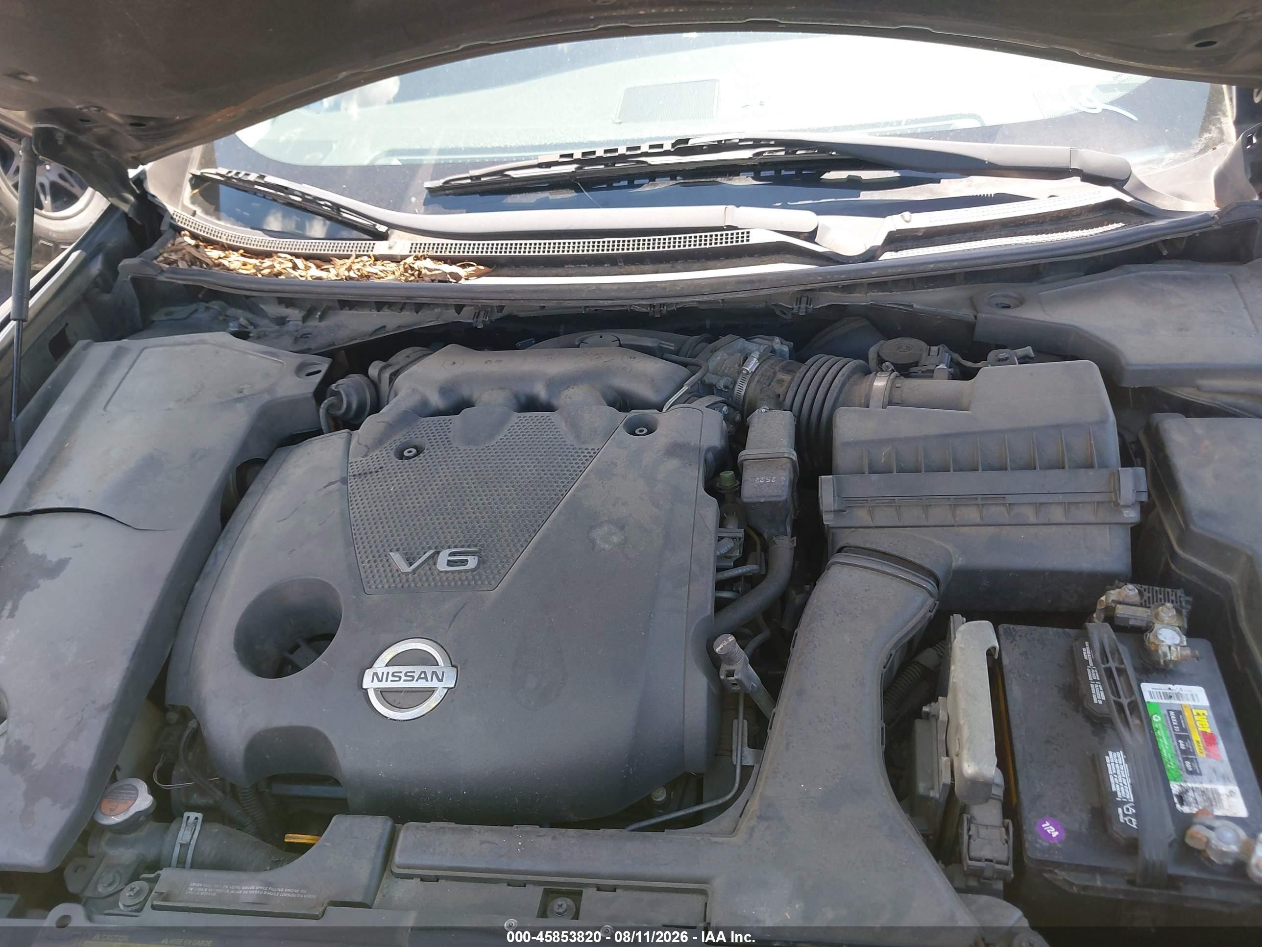 2012 Nissan Maxima 3.5 Sv Gray vin: 1N4AA5AP3CC868125