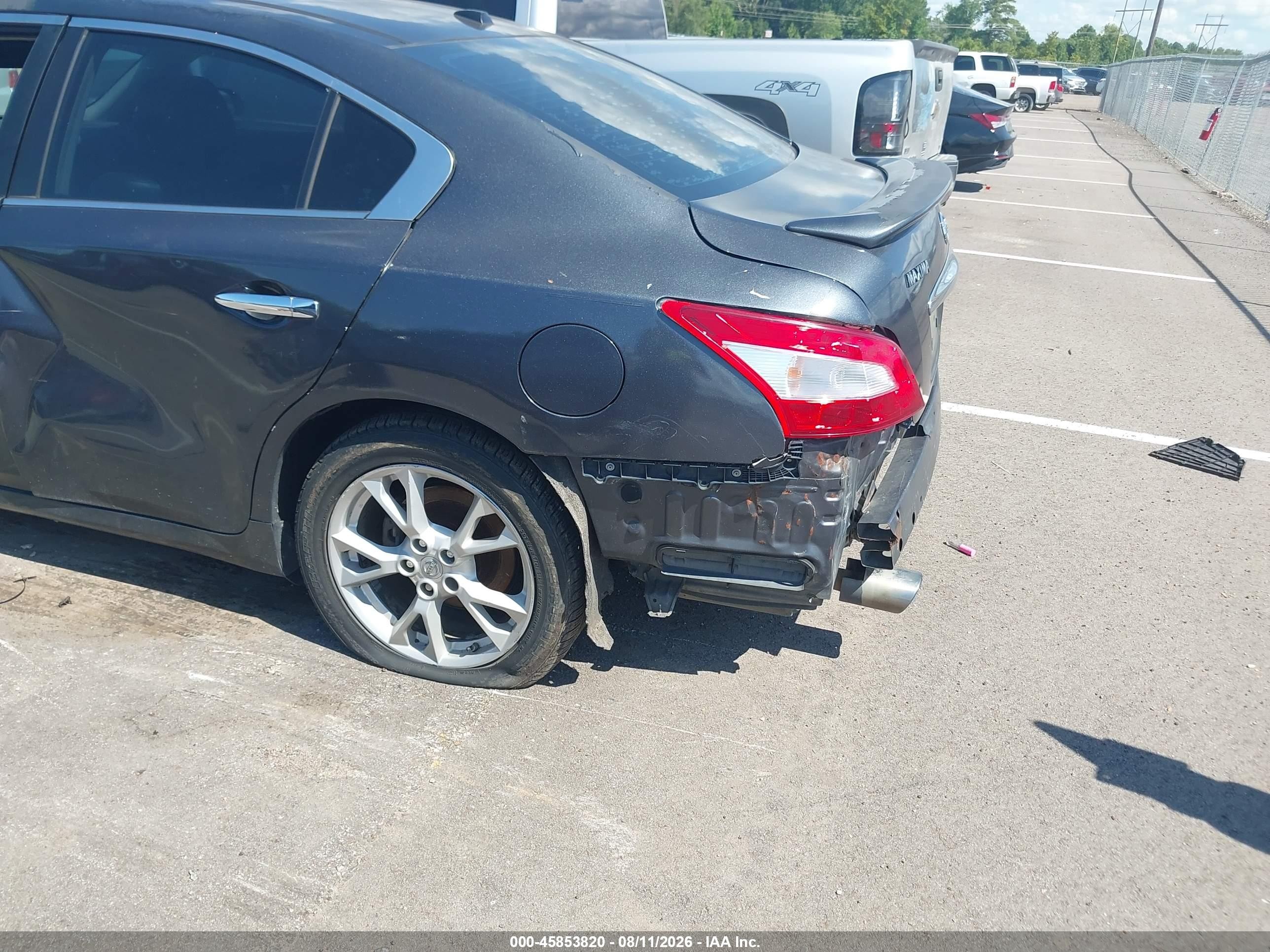 2012 Nissan Maxima 3.5 Sv Gray vin: 1N4AA5AP3CC868125