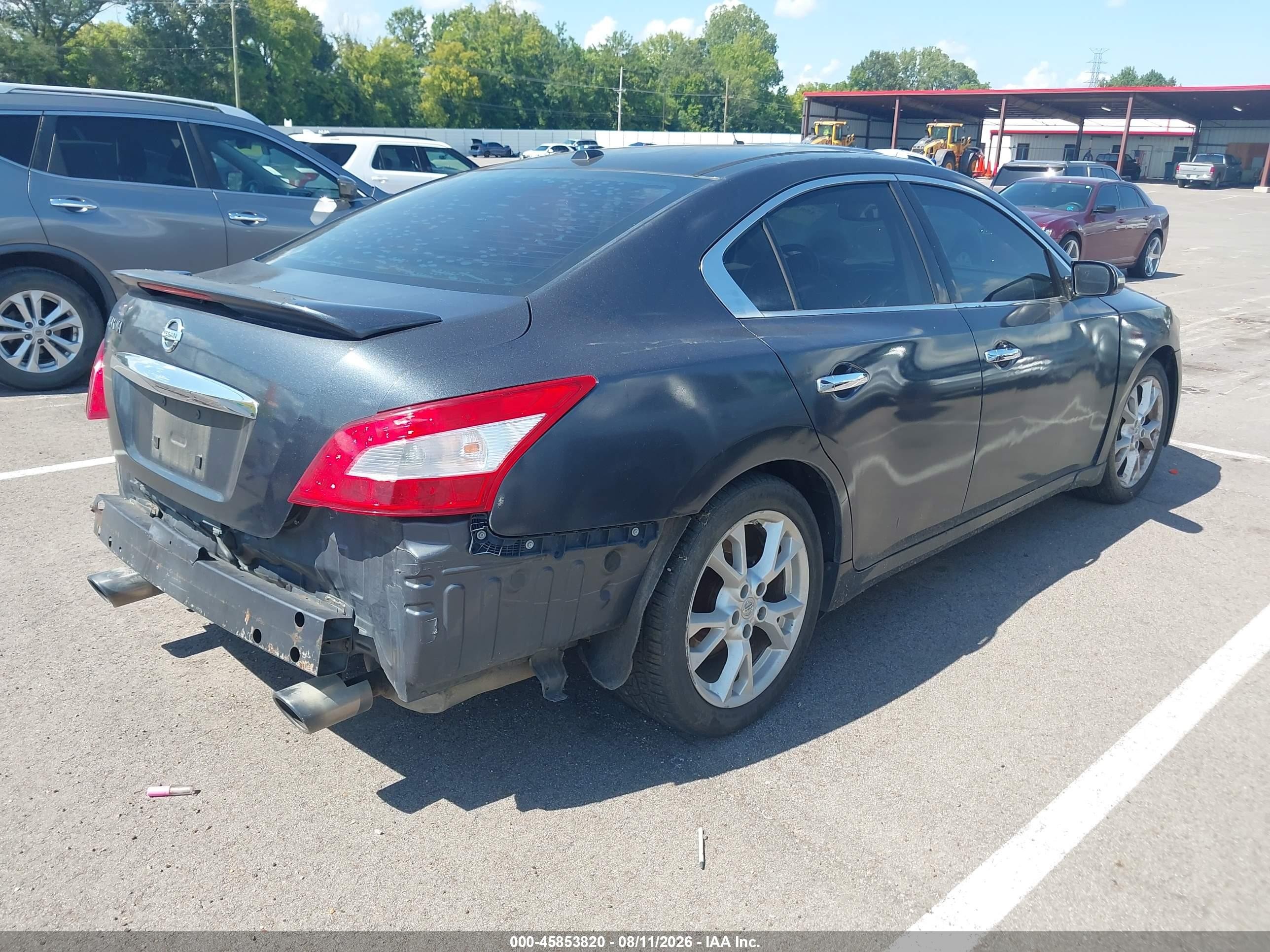 2012 Nissan Maxima 3.5 Sv Gray vin: 1N4AA5AP3CC868125