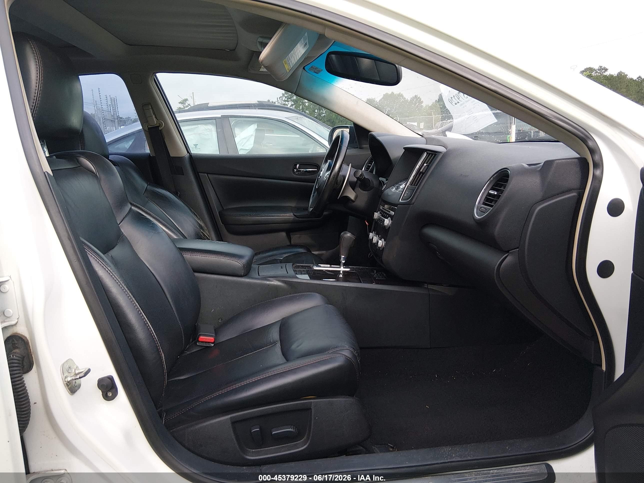 2013 Nissan Maxima 3.5 Sv White vin: 1N4AA5AP3DC801073