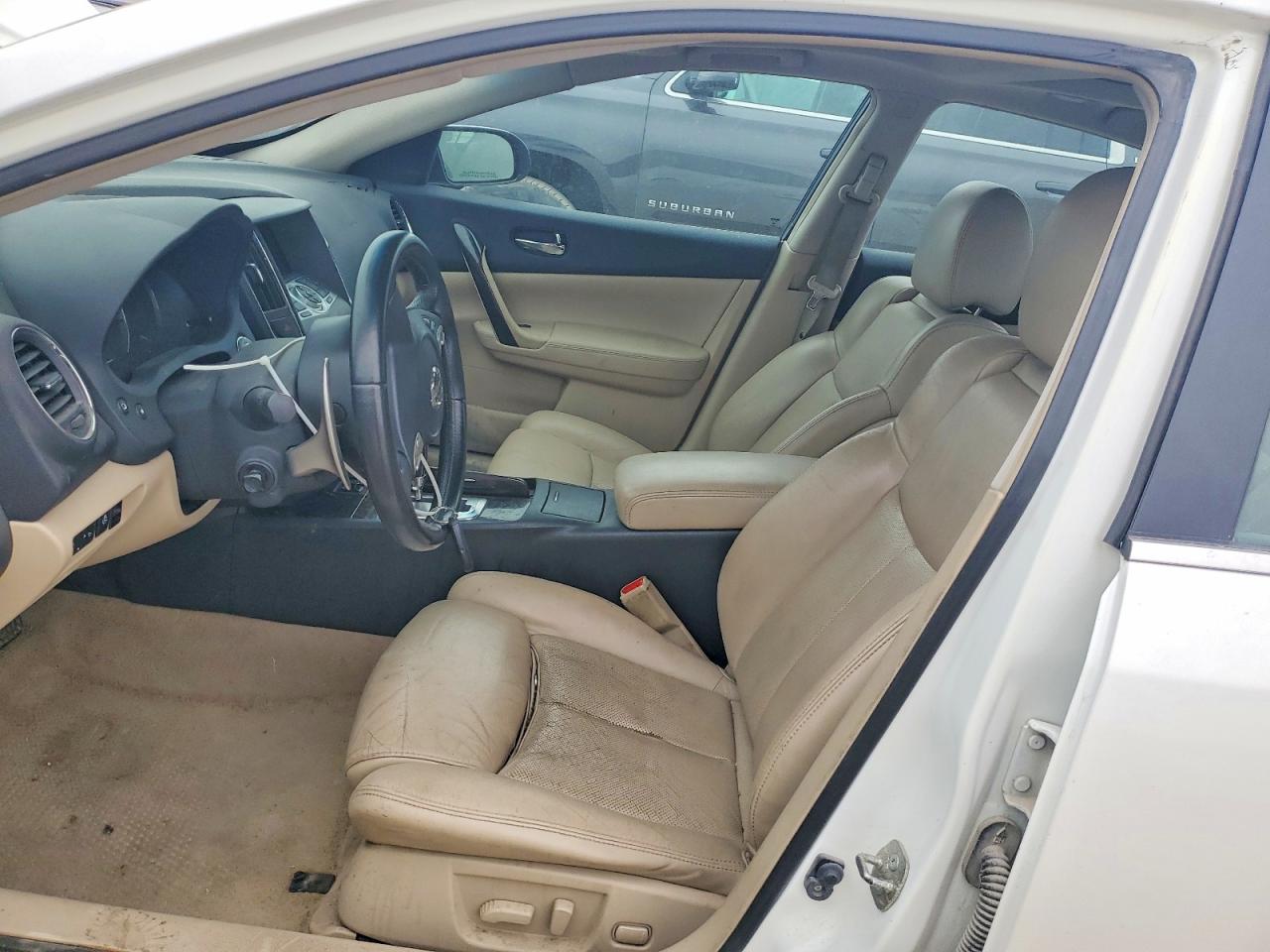 2013 Nissan Maxima 3.5 Sv White vin: 1N4AA5AP3DC817306