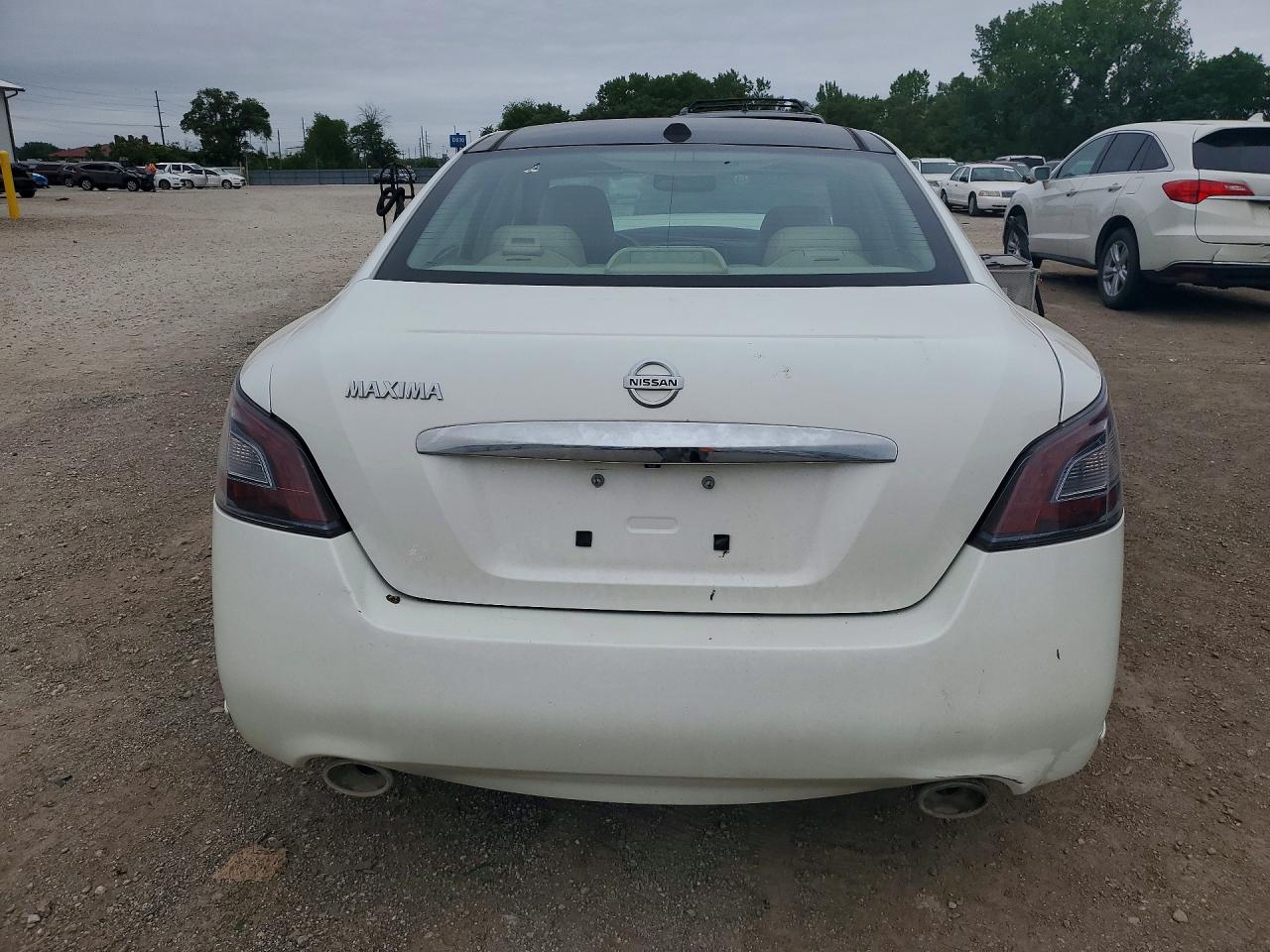 2013 Nissan Maxima 3.5 Sv White vin: 1N4AA5AP3DC817306