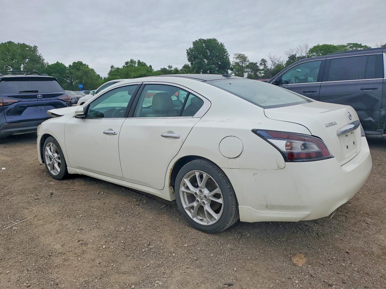 2013 Nissan Maxima 3.5 Sv White vin: 1N4AA5AP3DC817306