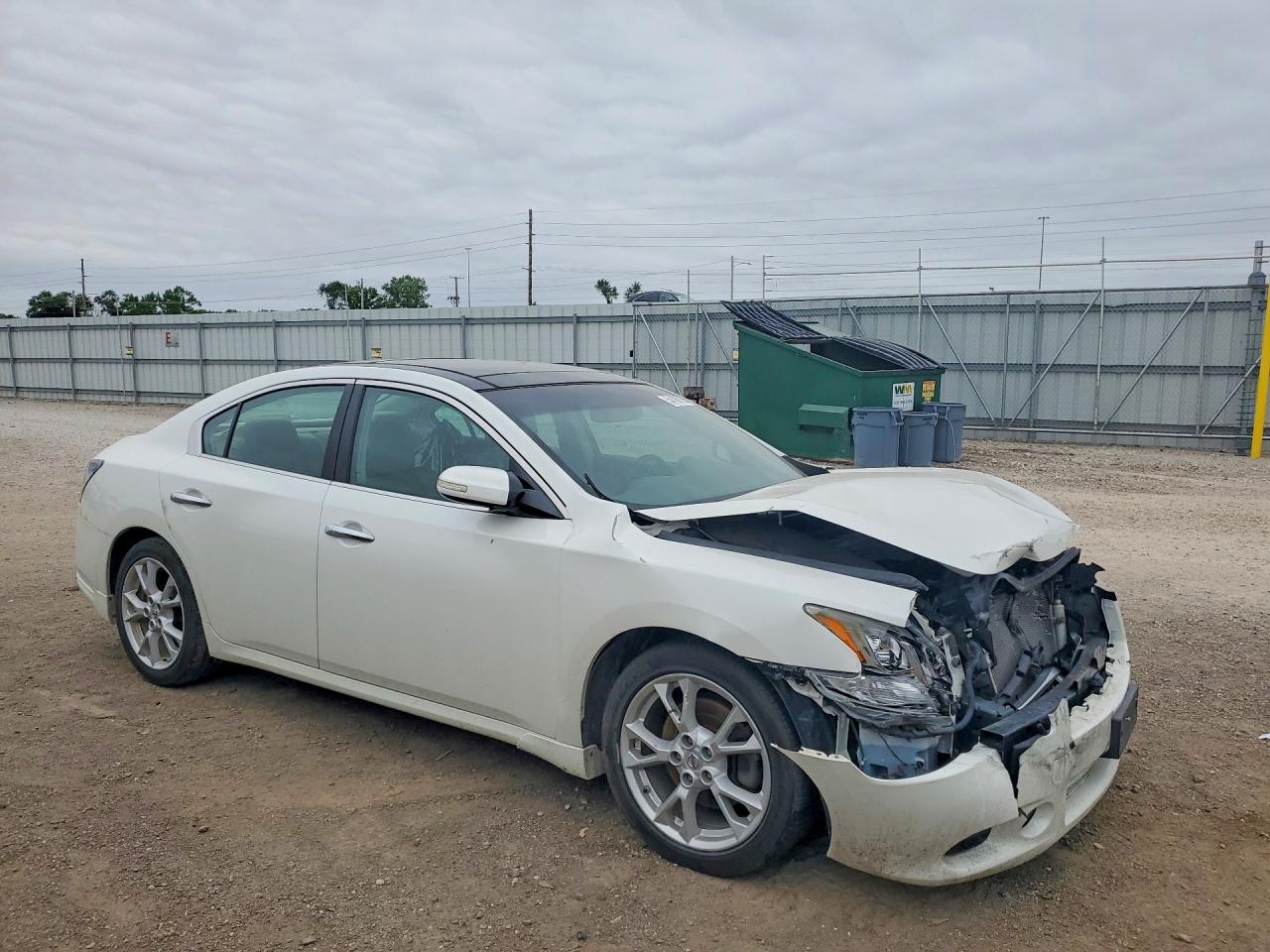 2013 Nissan Maxima 3.5 Sv White vin: 1N4AA5AP3DC817306