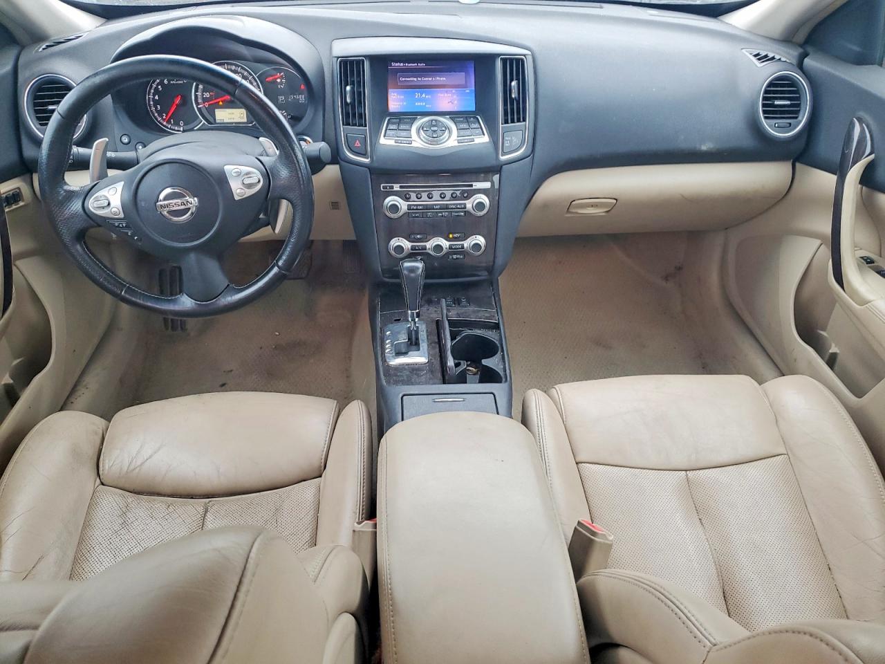 2013 Nissan Maxima 3.5 Sv White vin: 1N4AA5AP3DC817306