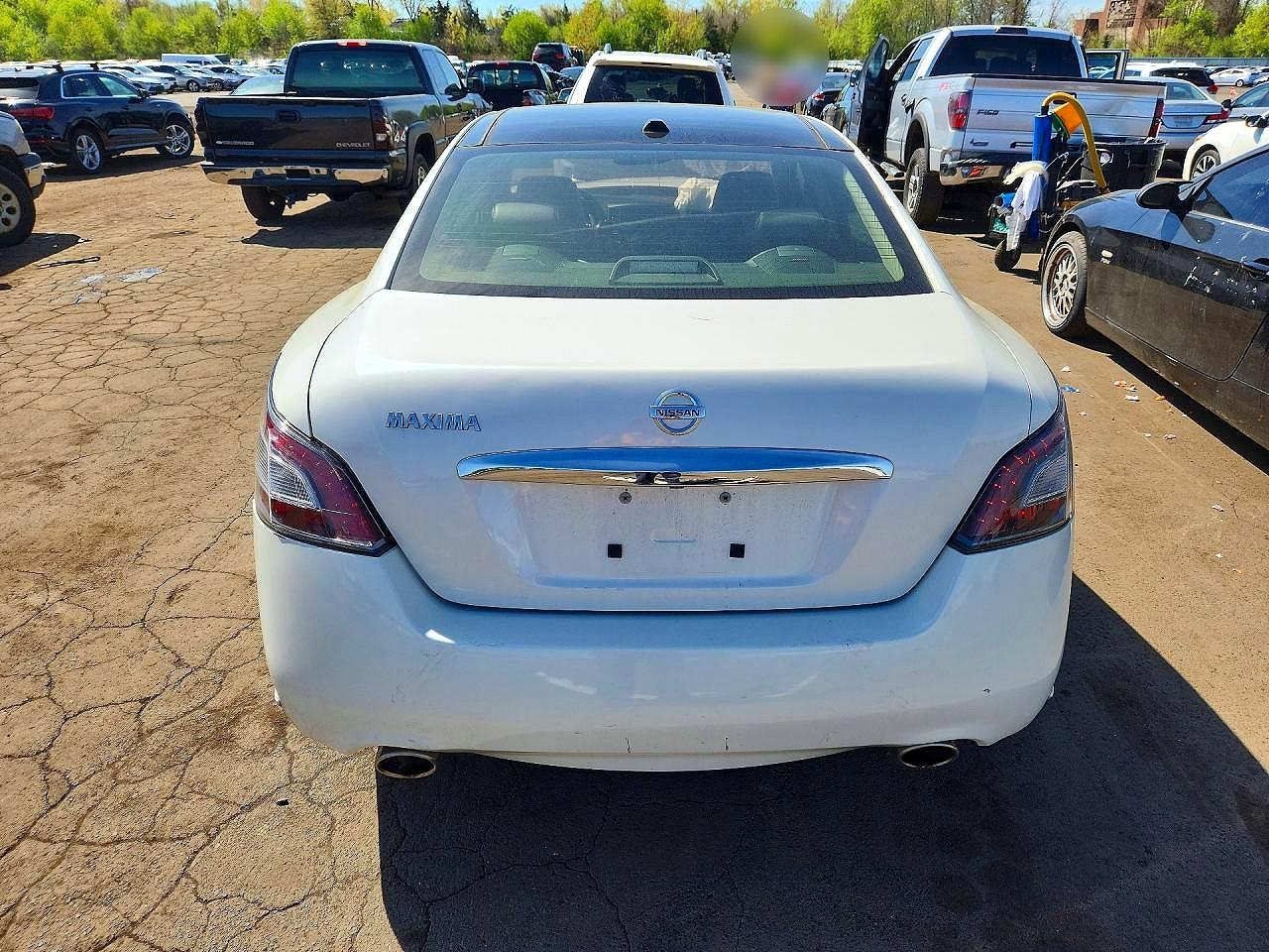 2013 Nissan Maxima White vin: 1N4AA5AP3DC826426