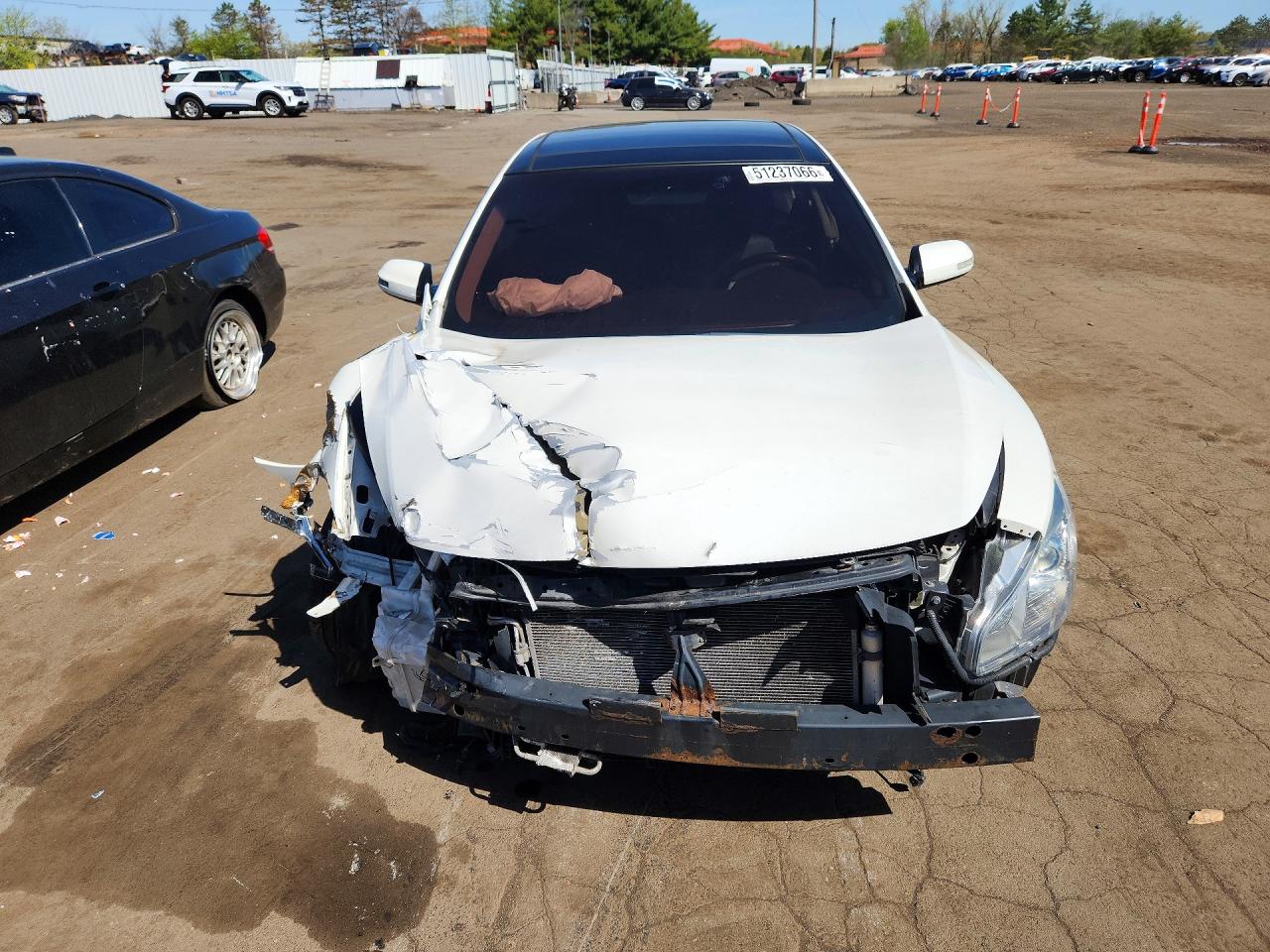 2013 Nissan Maxima White vin: 1N4AA5AP3DC826426