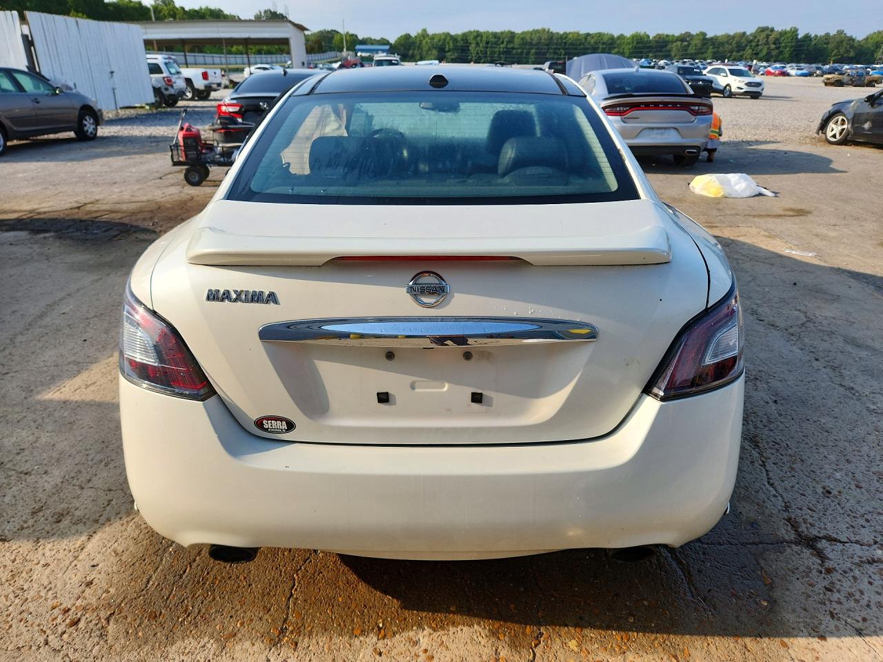 2013 Nissan Maxima 3.5 Sv White vin: 1N4AA5AP3DC828242