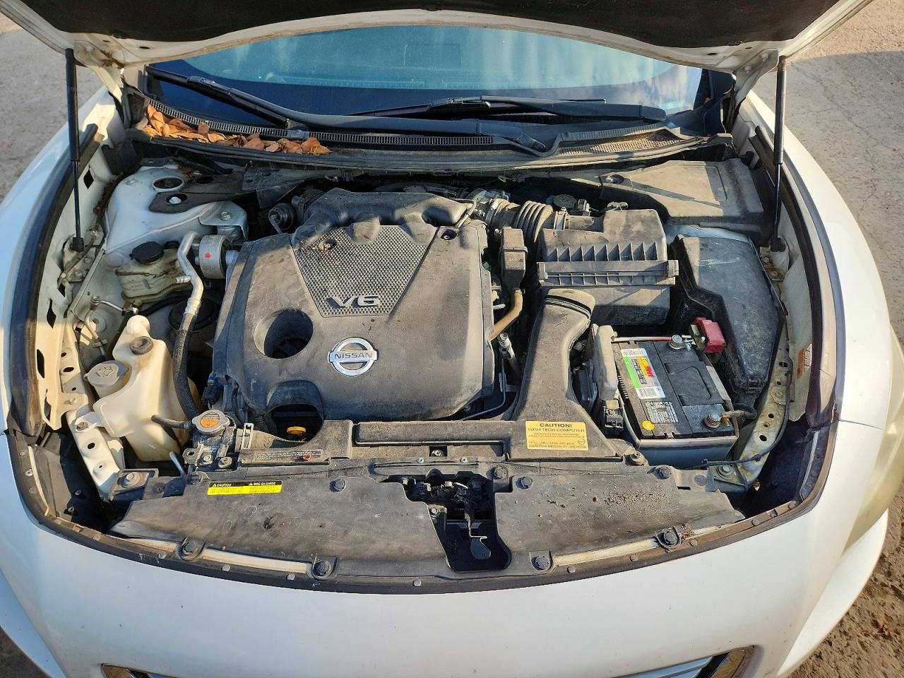 2013 Nissan Maxima 3.5 Sv White vin: 1N4AA5AP3DC828242