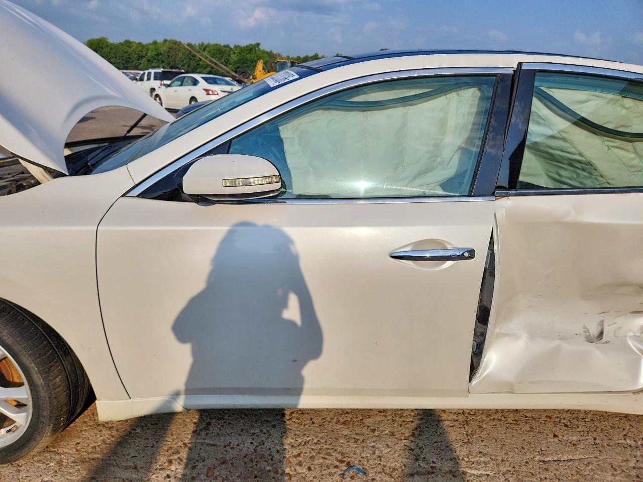 2013 Nissan Maxima 3.5 Sv White vin: 1N4AA5AP3DC828242