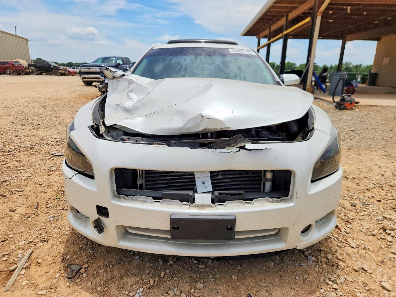 2013 Nissan Maxima 3.5 S White vin: 1N4AA5AP3DC828418