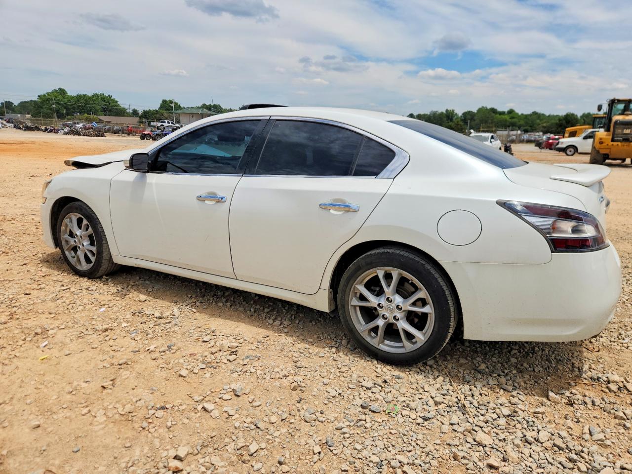 2013 Nissan Maxima 3.5 S White vin: 1N4AA5AP3DC828418