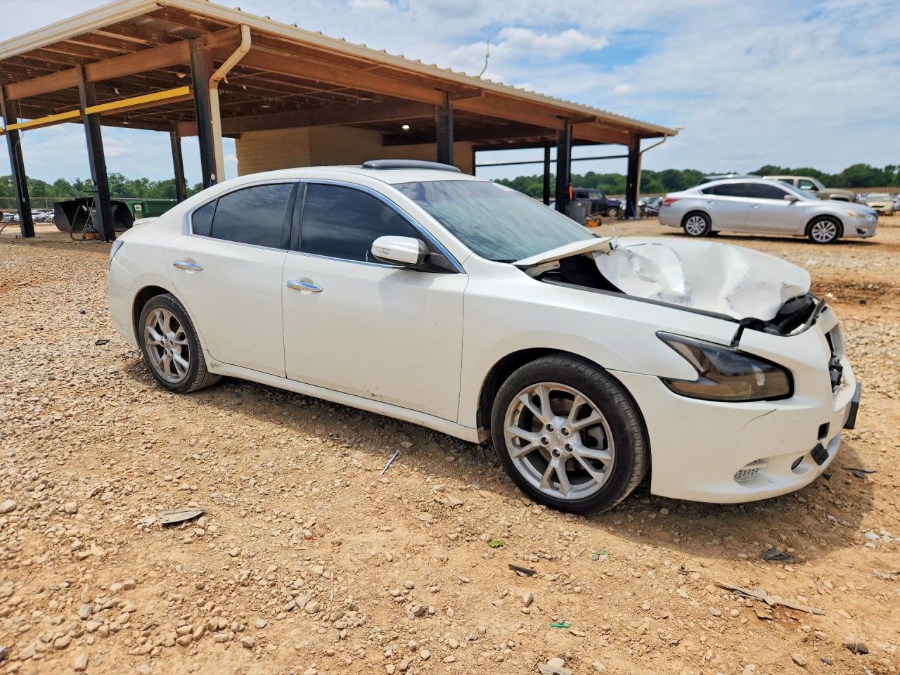 2013 Nissan Maxima 3.5 S White vin: 1N4AA5AP3DC828418