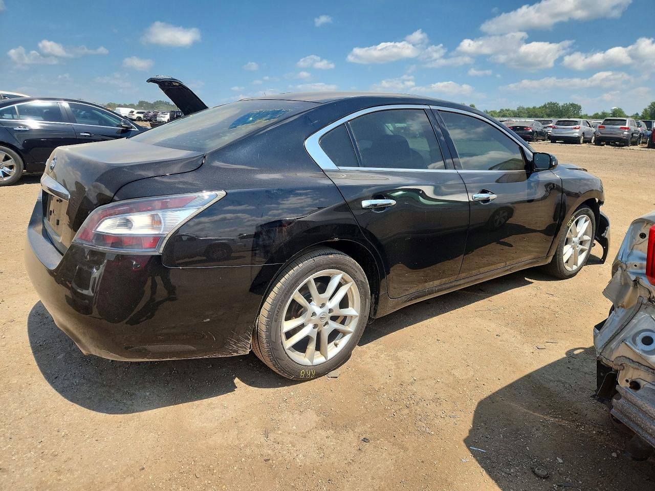 2013 Nissan Maxima 3.5 S Black vin: 1N4AA5AP3DC837930