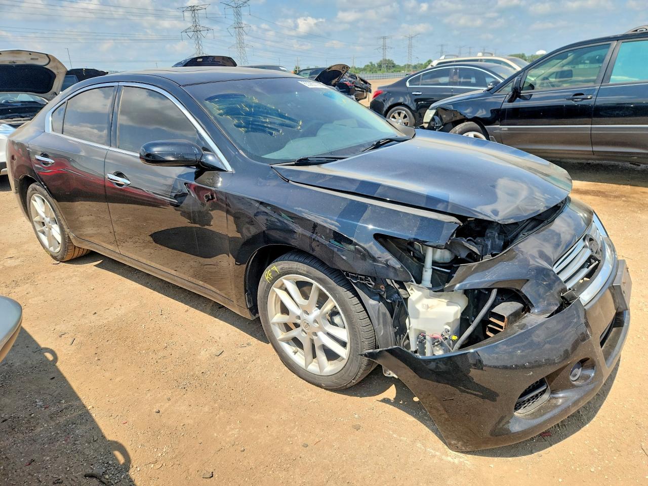 2013 Nissan Maxima 3.5 S Black vin: 1N4AA5AP3DC837930