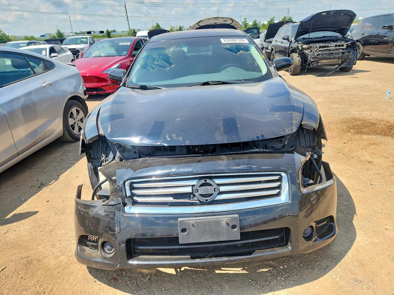 2013 Nissan Maxima 3.5 S Black vin: 1N4AA5AP3DC837930