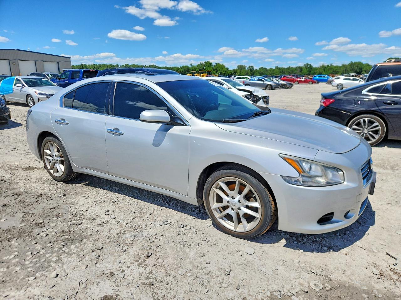 2013 Nissan Maxima 3.5 S Silver vin: 1N4AA5AP3DC840827