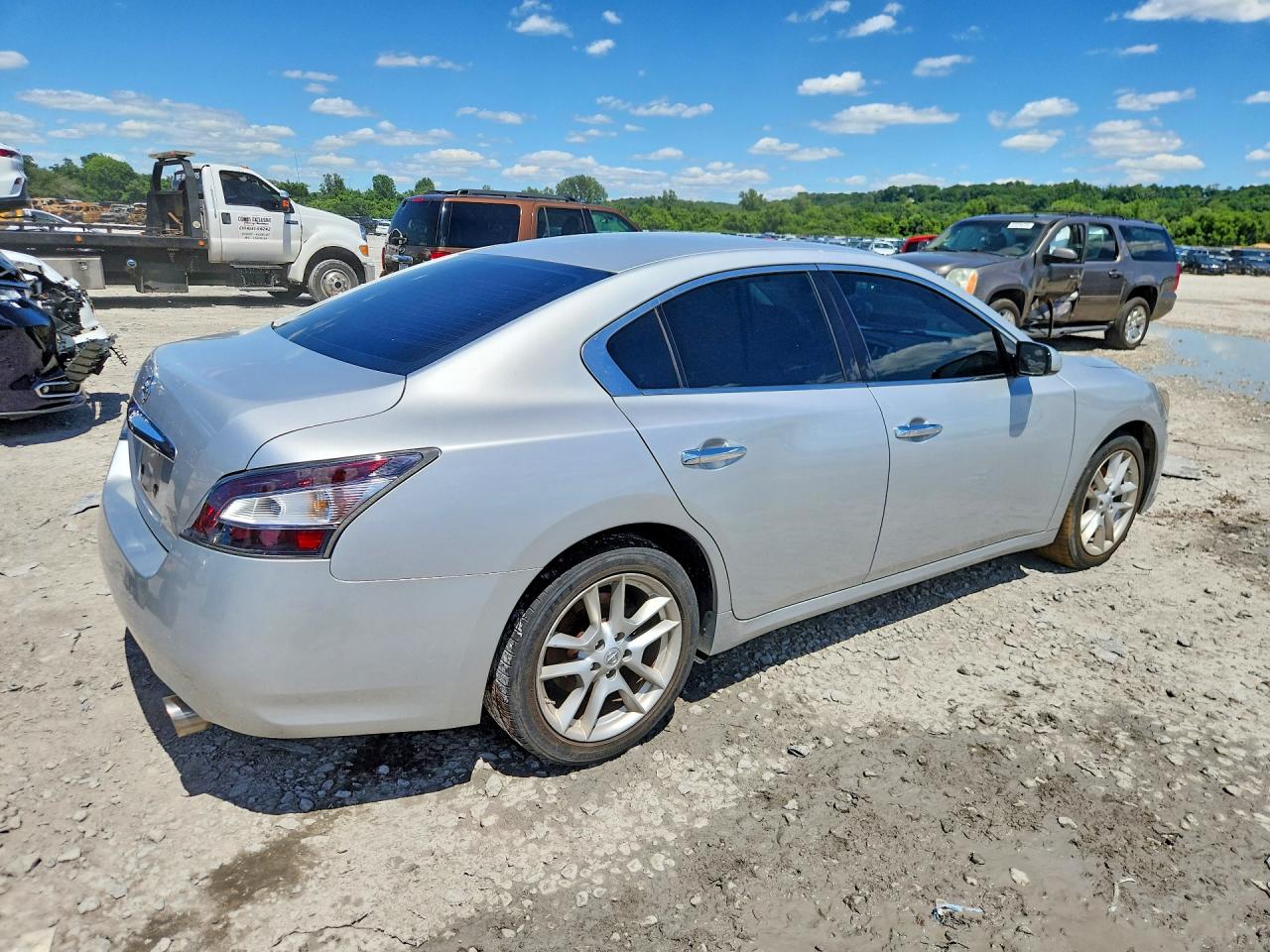 2013 Nissan Maxima 3.5 S Silver vin: 1N4AA5AP3DC840827