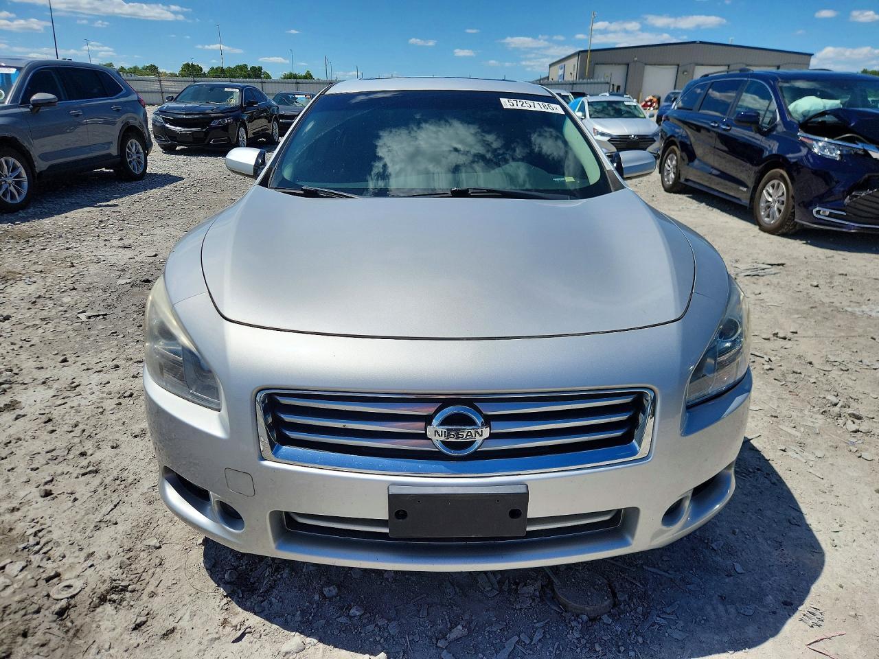 2013 Nissan Maxima 3.5 S Silver vin: 1N4AA5AP3DC840827
