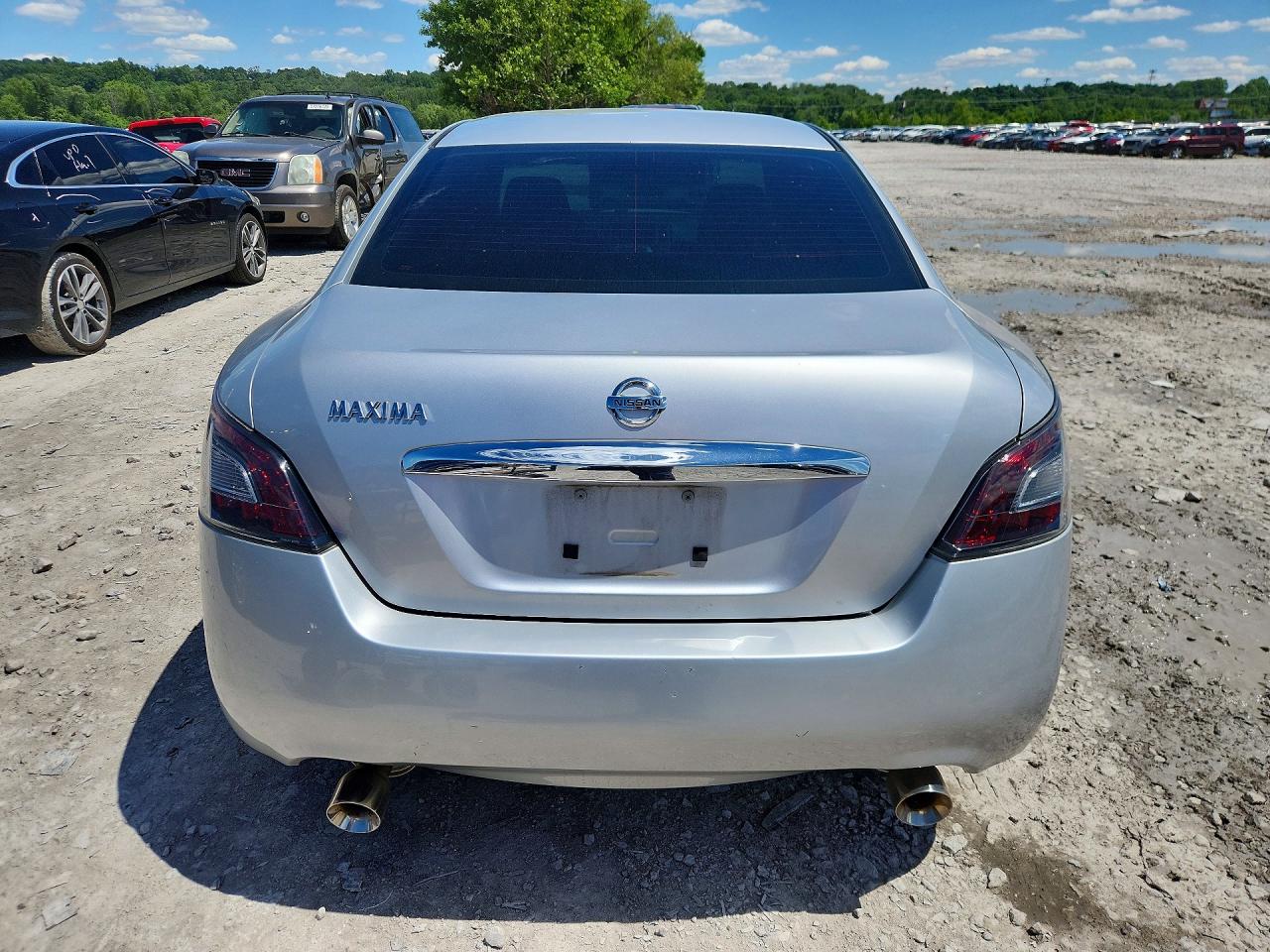 2013 Nissan Maxima 3.5 S Silver vin: 1N4AA5AP3DC840827