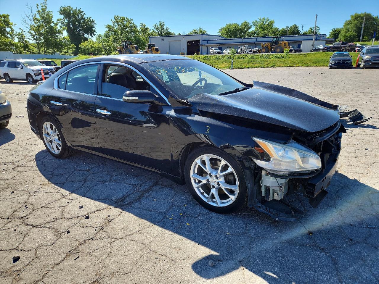 2013 Nissan Maxima 3.5 S Black vin: 1N4AA5AP3DC842125