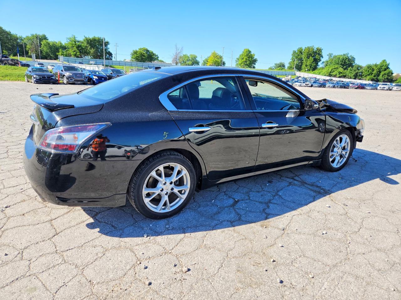 2013 Nissan Maxima 3.5 S Black vin: 1N4AA5AP3DC842125