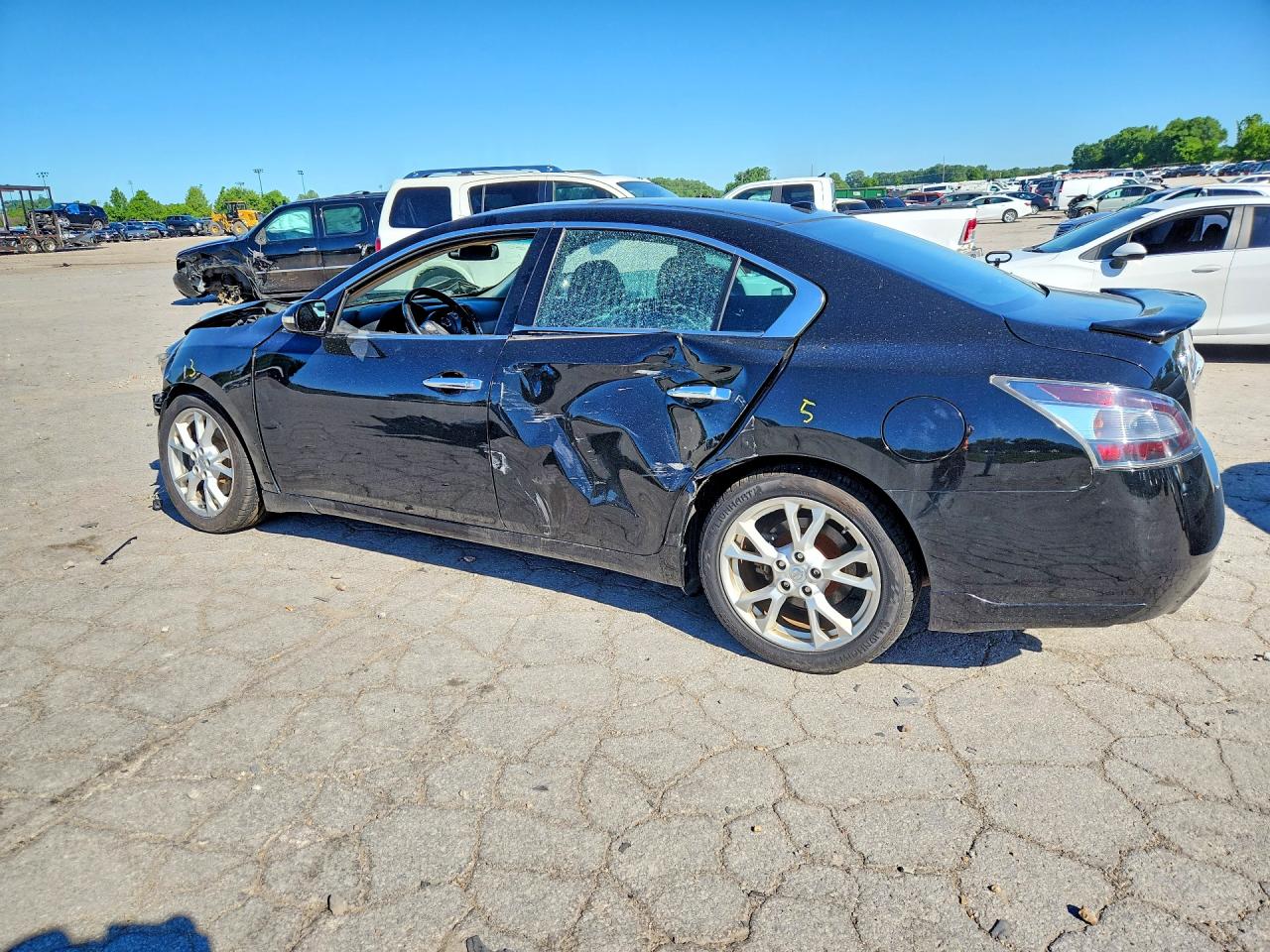 2013 Nissan Maxima 3.5 S Black vin: 1N4AA5AP3DC842125