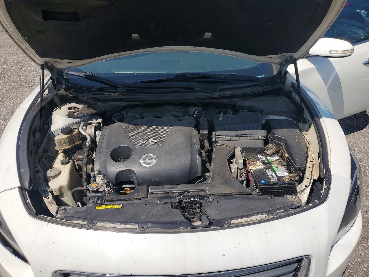 2014 Nissan Maxima 3.5 Sv Белый vin: 1N4AA5AP3EC432135