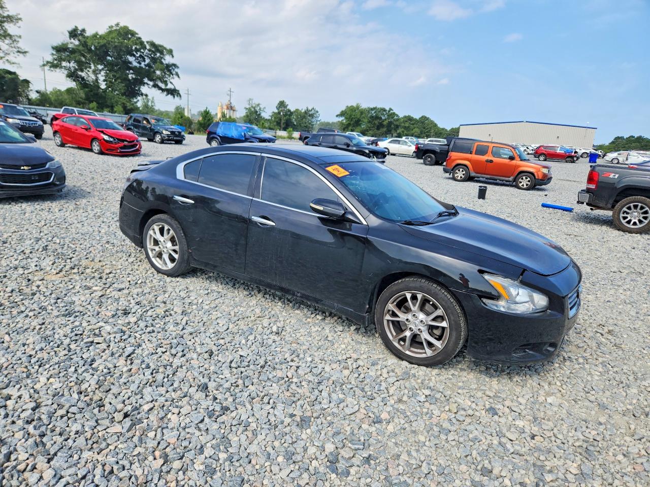 2014 Nissan Maxima 3.5 Sv Black vin: 1N4AA5AP3EC435097