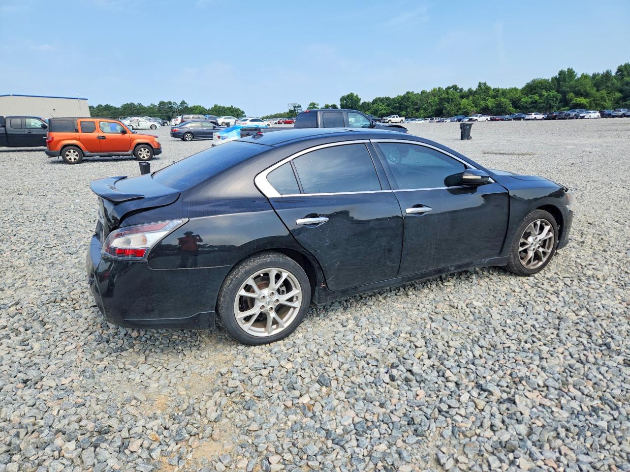 2014 Nissan Maxima 3.5 Sv Black vin: 1N4AA5AP3EC435097