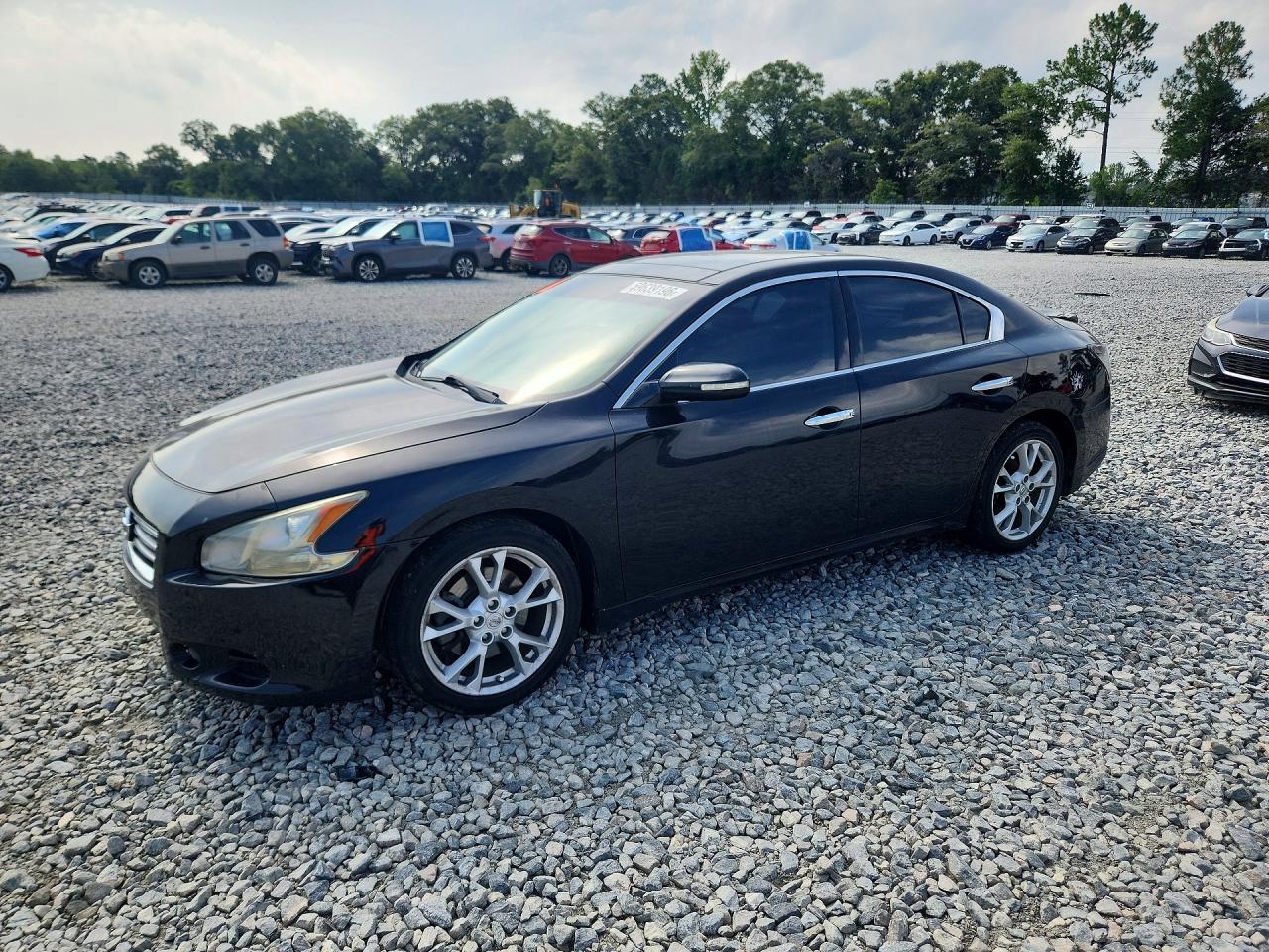 2014 Nissan Maxima 3.5 Sv Black vin: 1N4AA5AP3EC435097
