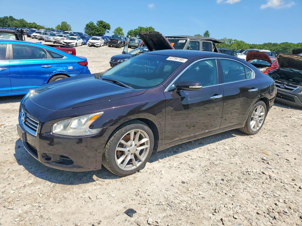 2014 Nissan Maxima 3.5 S Burgundy vin: 1N4AA5AP3EC443121