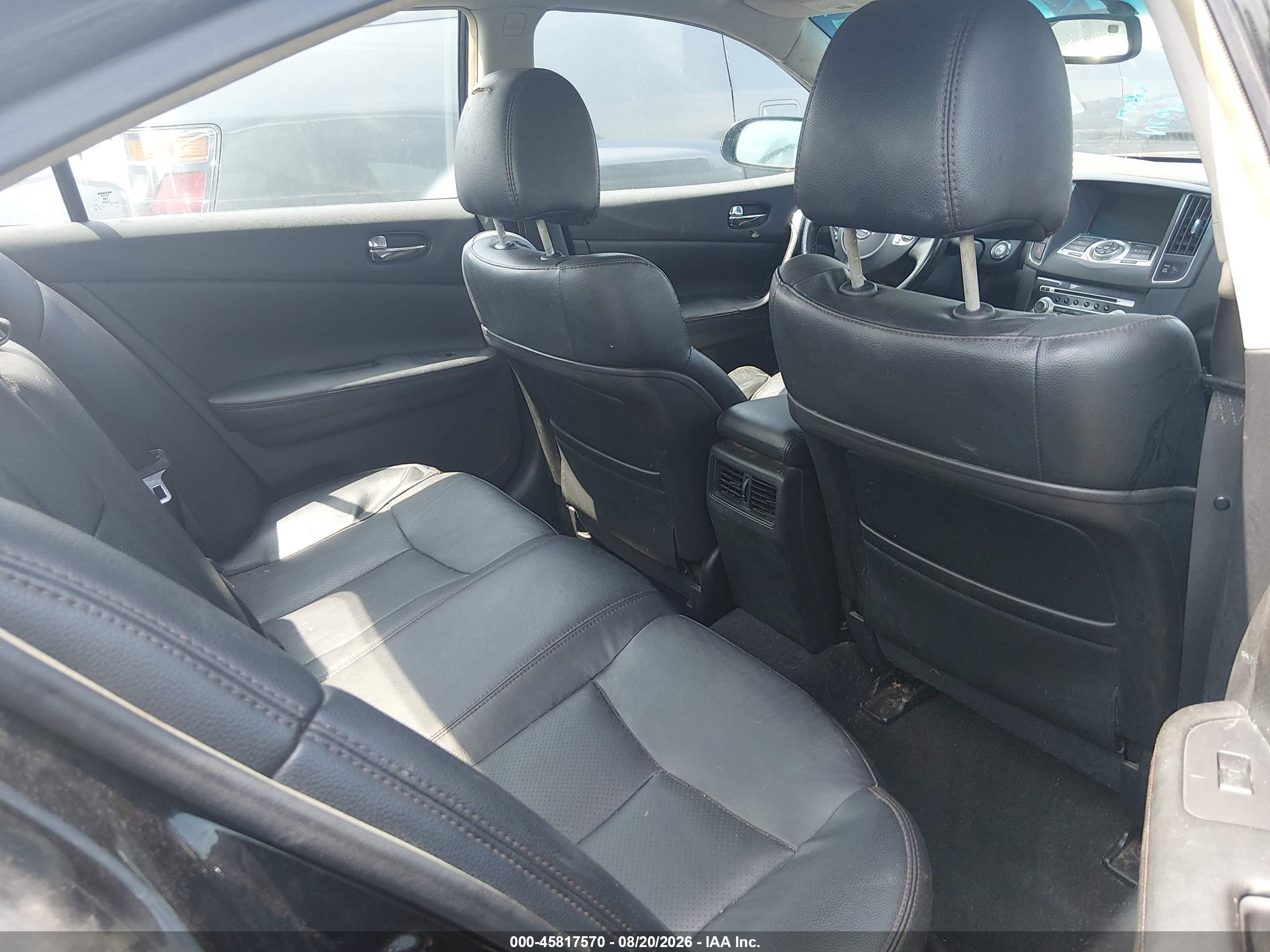 2014 Nissan Maxima 3.5 Sv Черный vin: 1N4AA5AP3EC443135