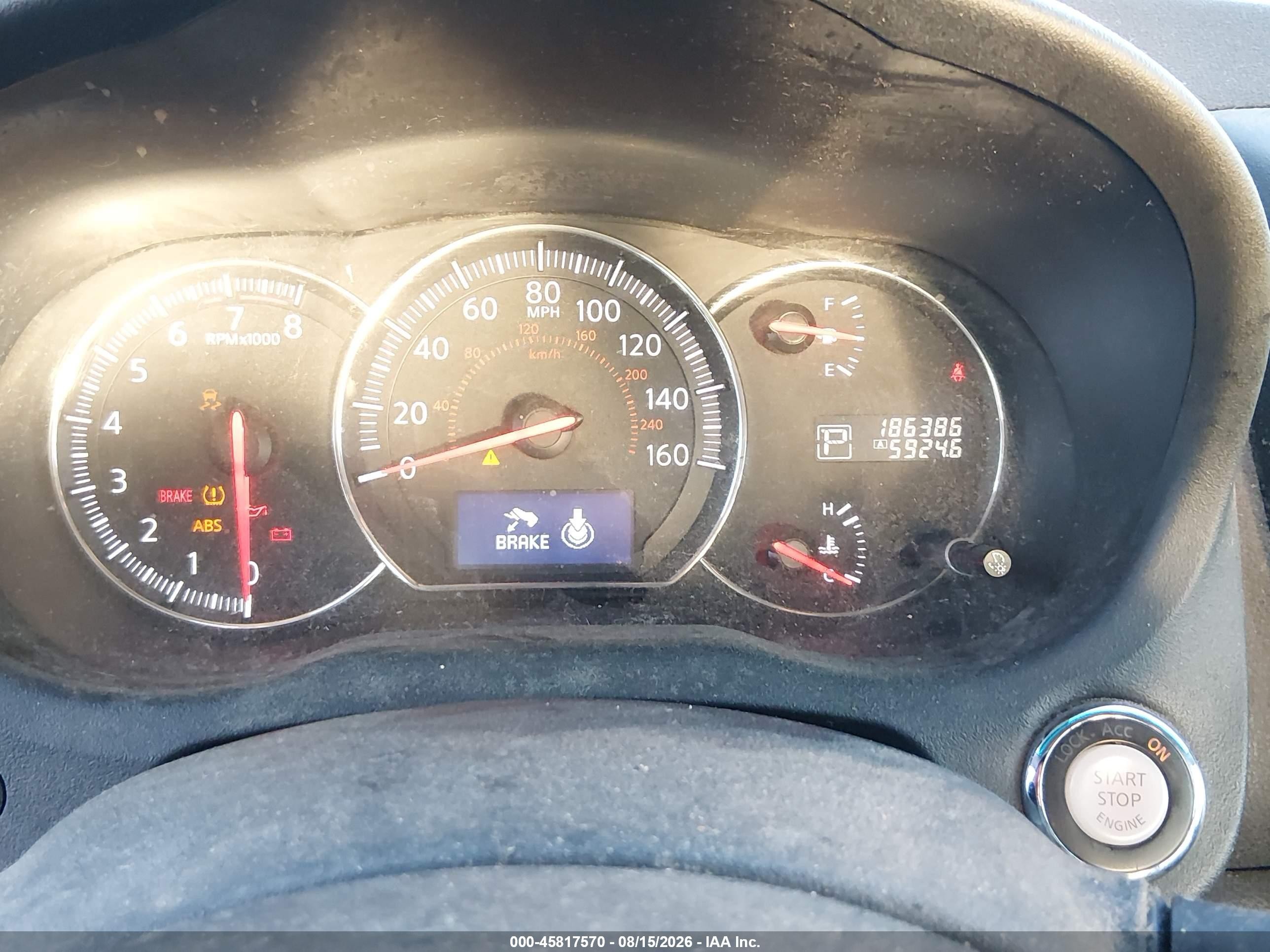 2014 Nissan Maxima 3.5 Sv Черный vin: 1N4AA5AP3EC443135