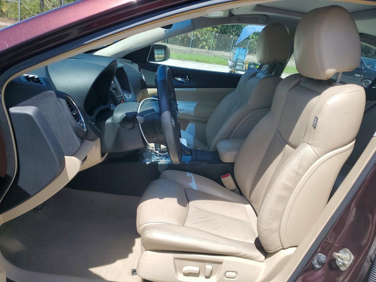 2014 Nissan Maxima 3.5 S Burgundy vin: 1N4AA5AP3EC445192