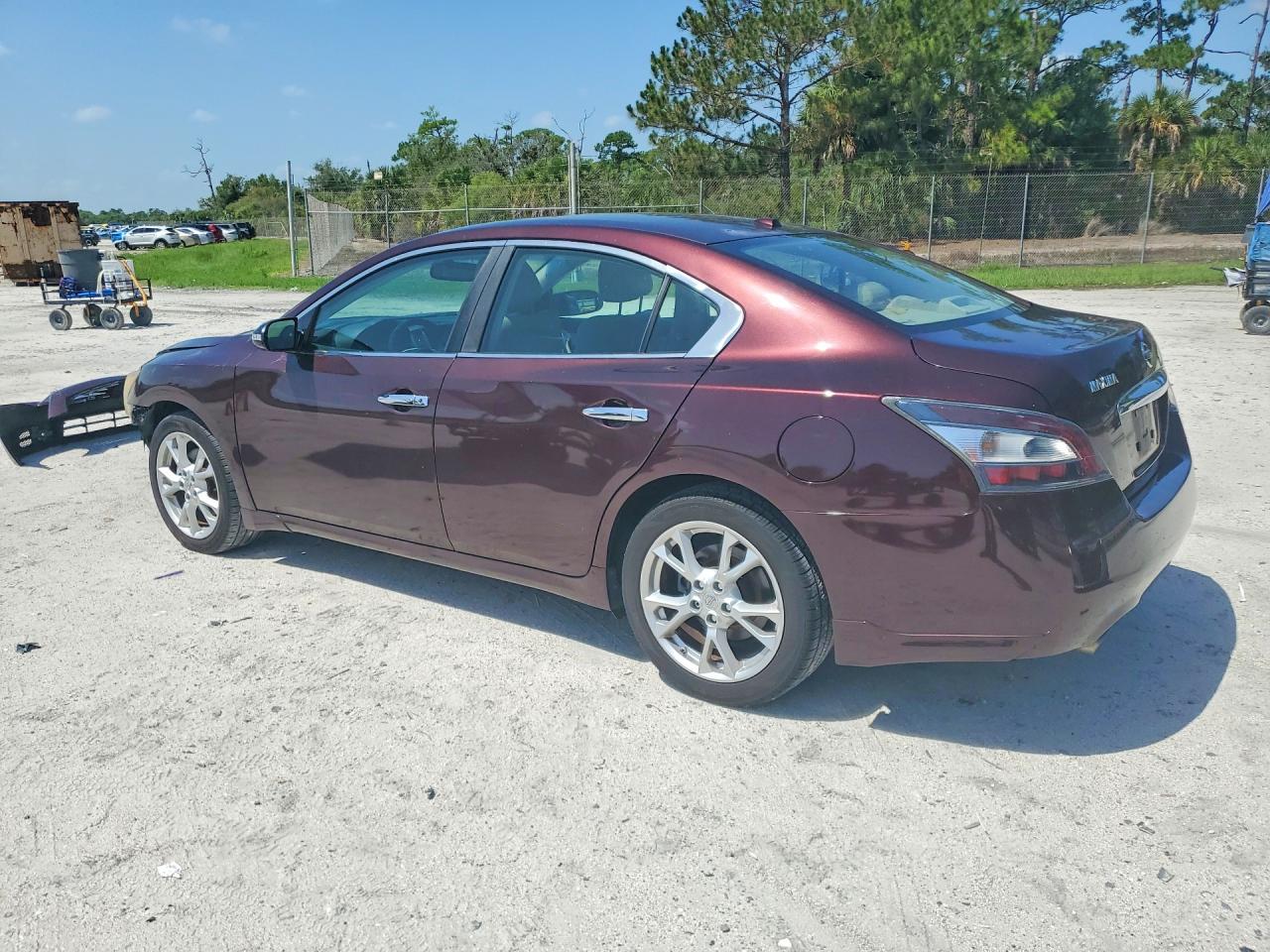 2014 Nissan Maxima 3.5 S Burgundy vin: 1N4AA5AP3EC445192