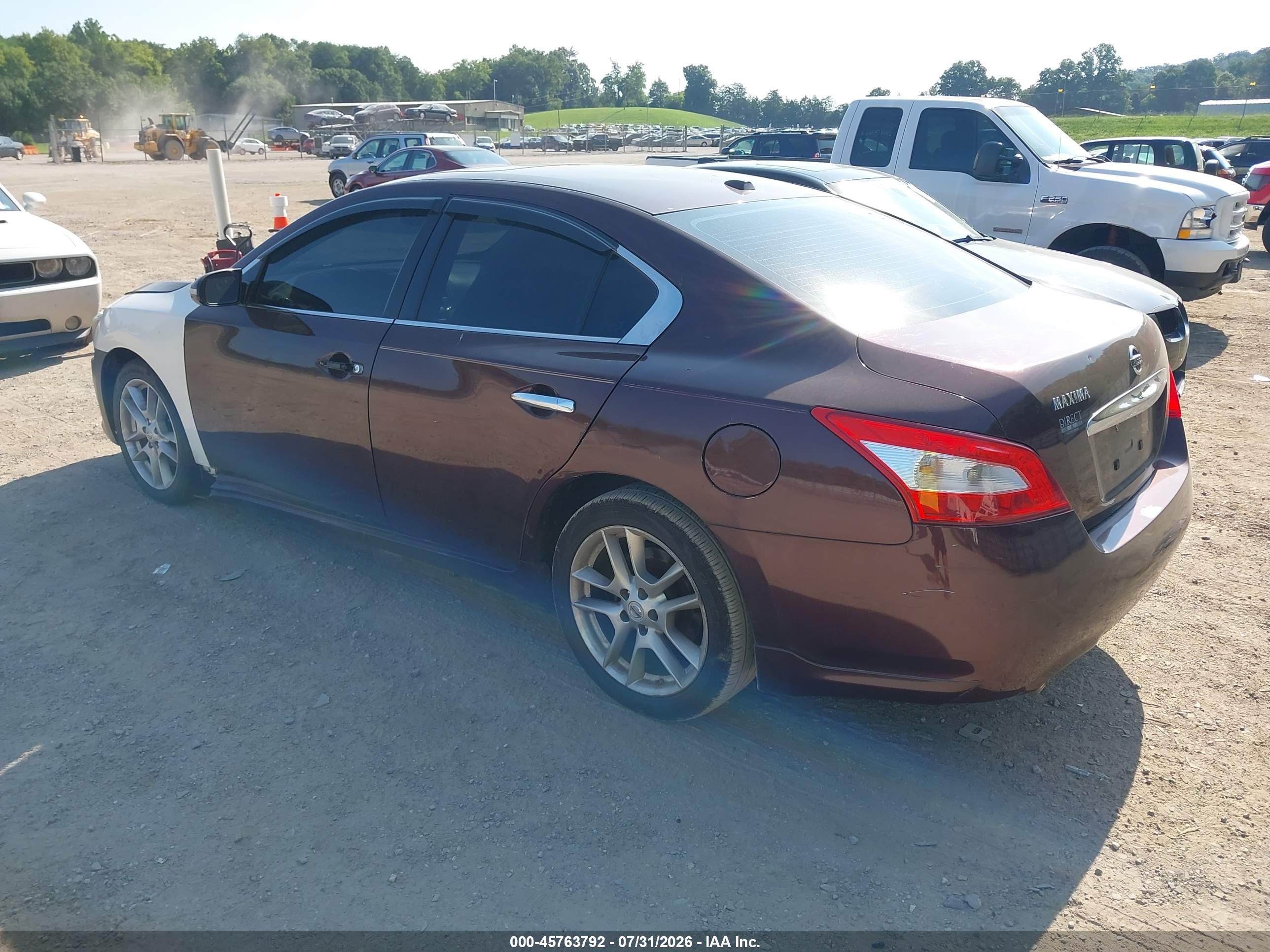 2014 Nissan Maxima 3.5 Sv Purple vin: 1N4AA5AP3EC446696