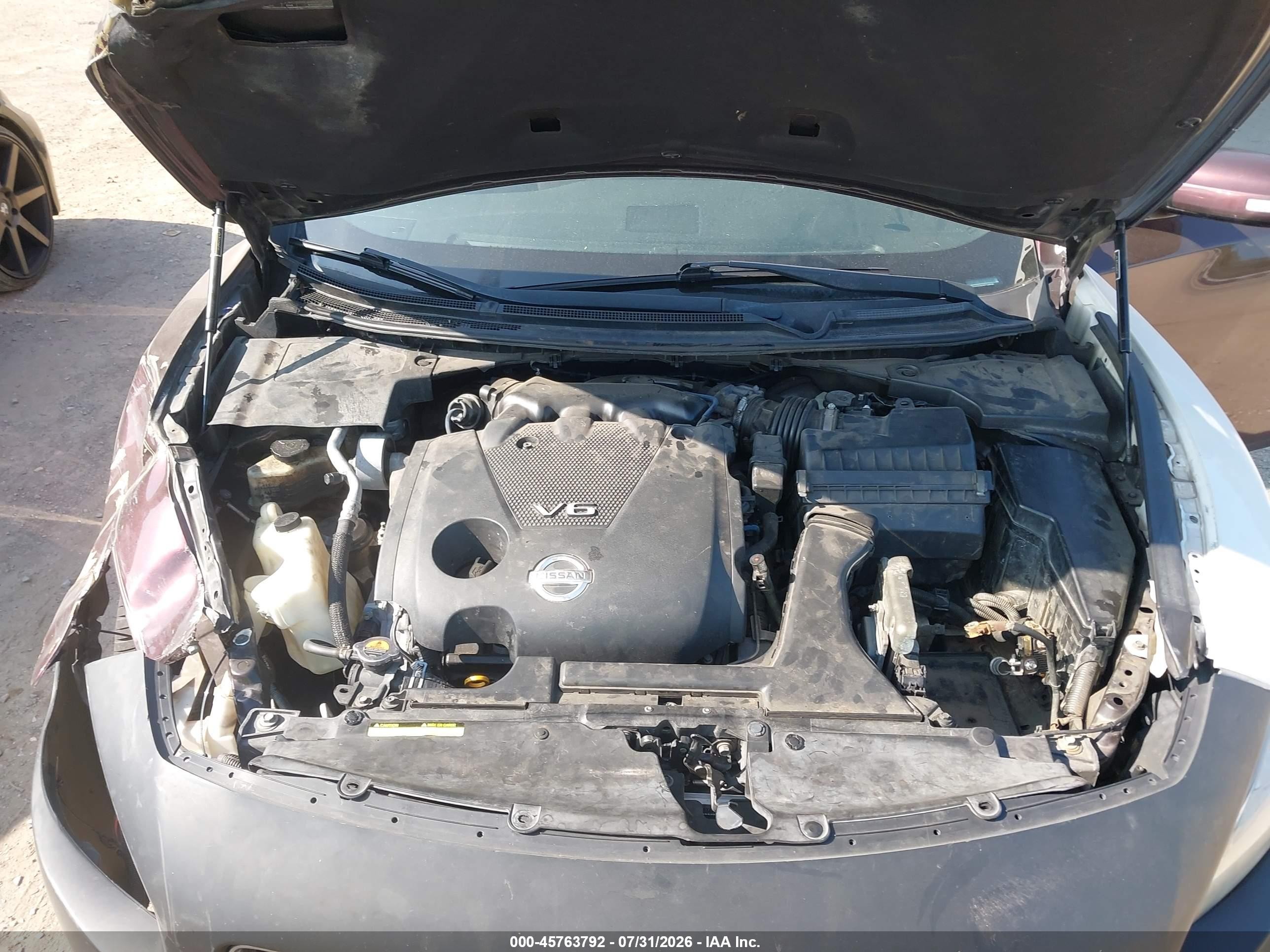 2014 Nissan Maxima 3.5 Sv Purple vin: 1N4AA5AP3EC446696