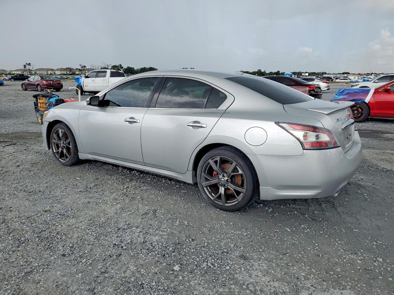 2014 Nissan Maxima 3.5 Sv Silver vin: 1N4AA5AP3EC450666