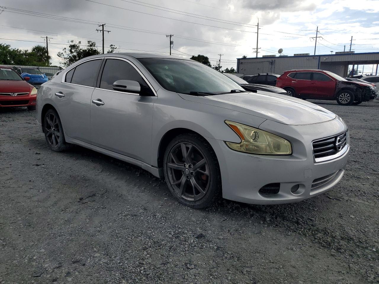 2014 Nissan Maxima 3.5 Sv Silver vin: 1N4AA5AP3EC450666