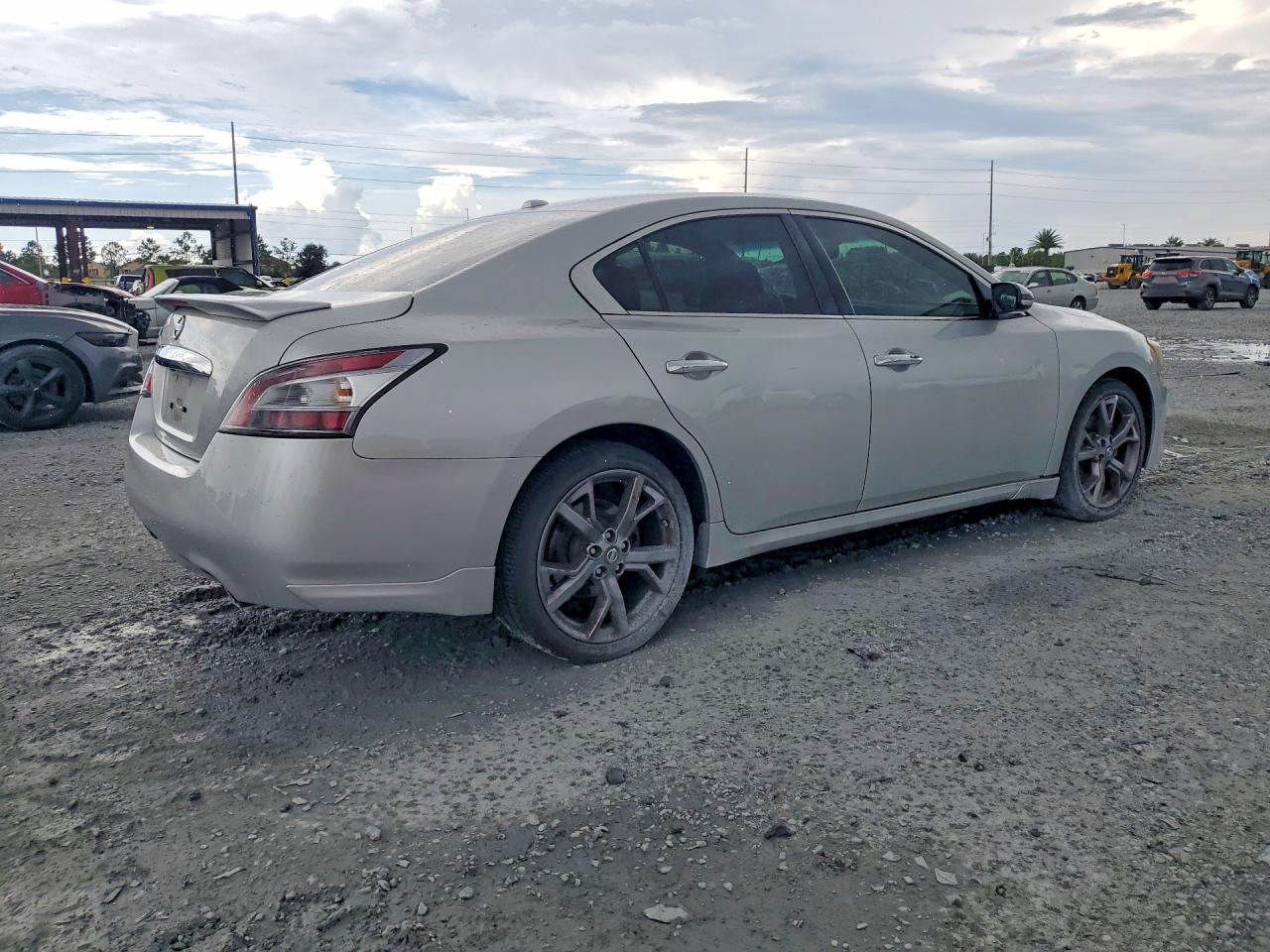 2014 Nissan Maxima 3.5 Sv Silver vin: 1N4AA5AP3EC450666